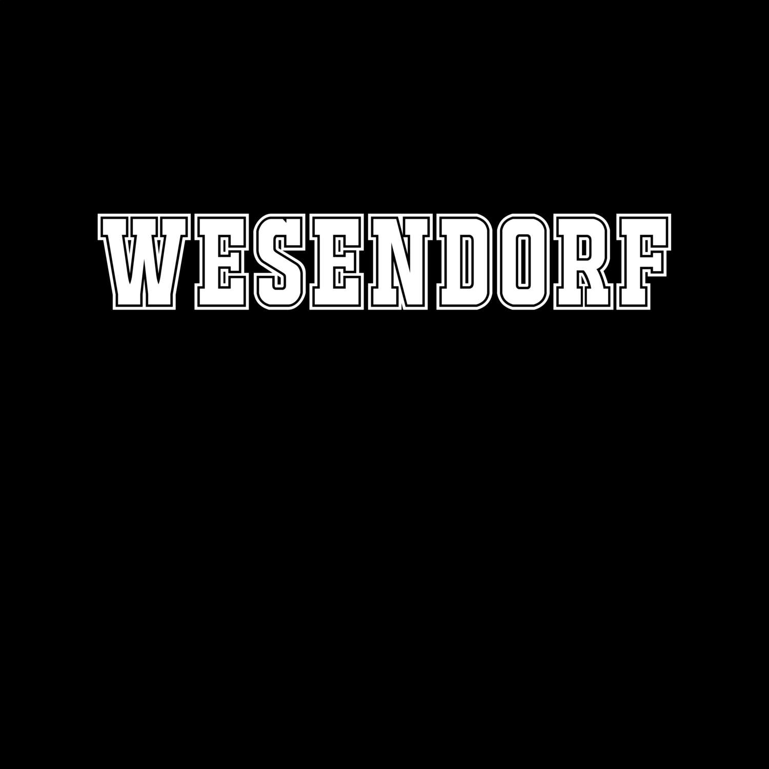 T-Shirt »Classic« für den Ort »Wesendorf«