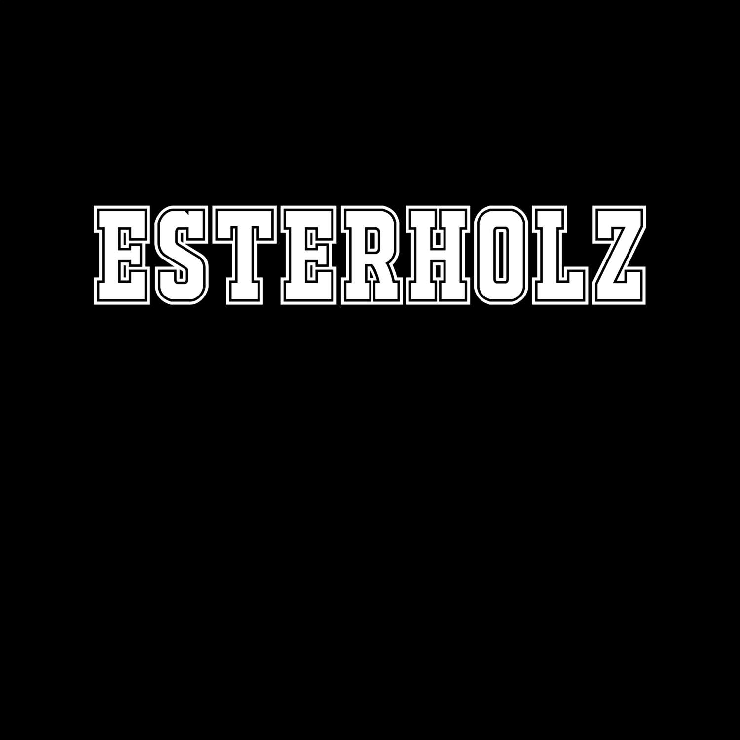 T-Shirt »Classic« für den Ort »Esterholz«
