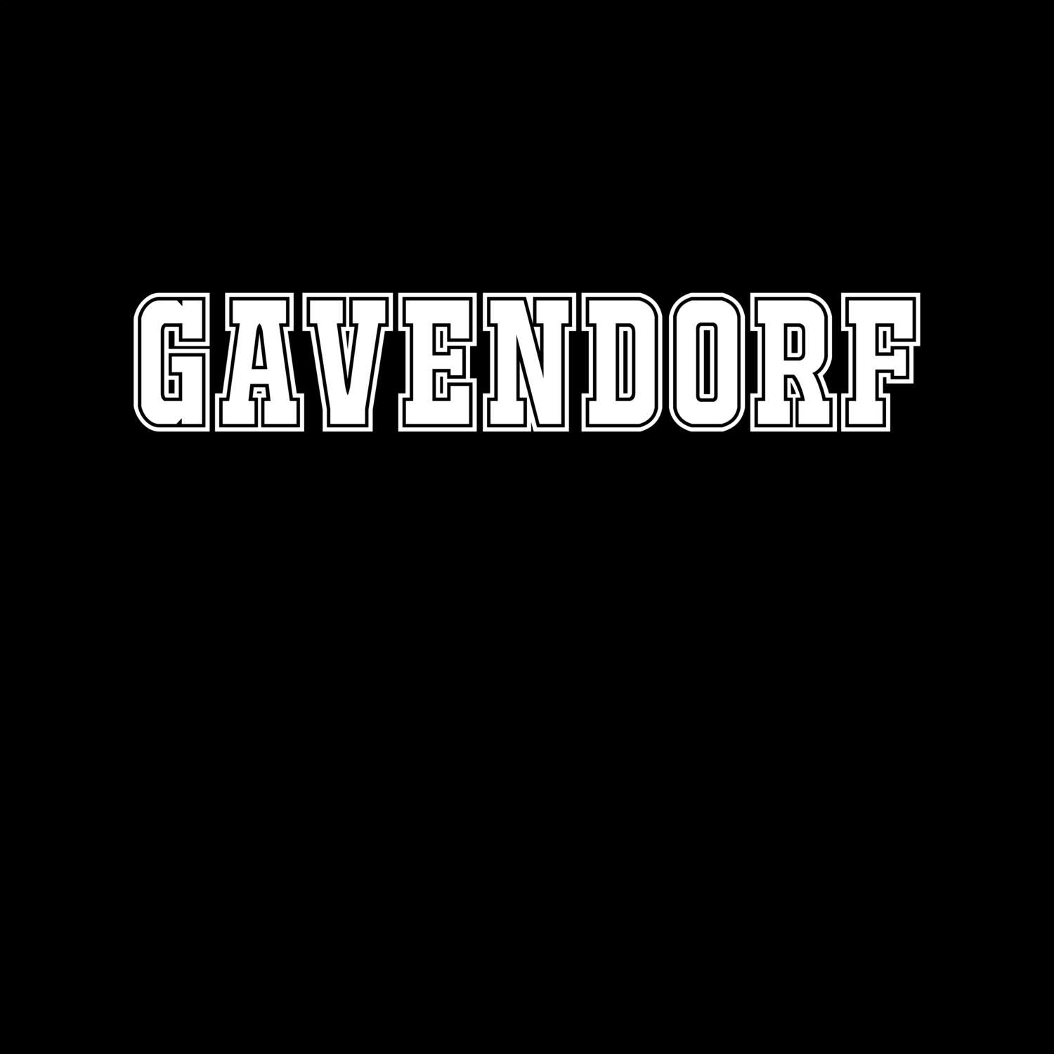 T-Shirt »Classic« für den Ort »Gavendorf«