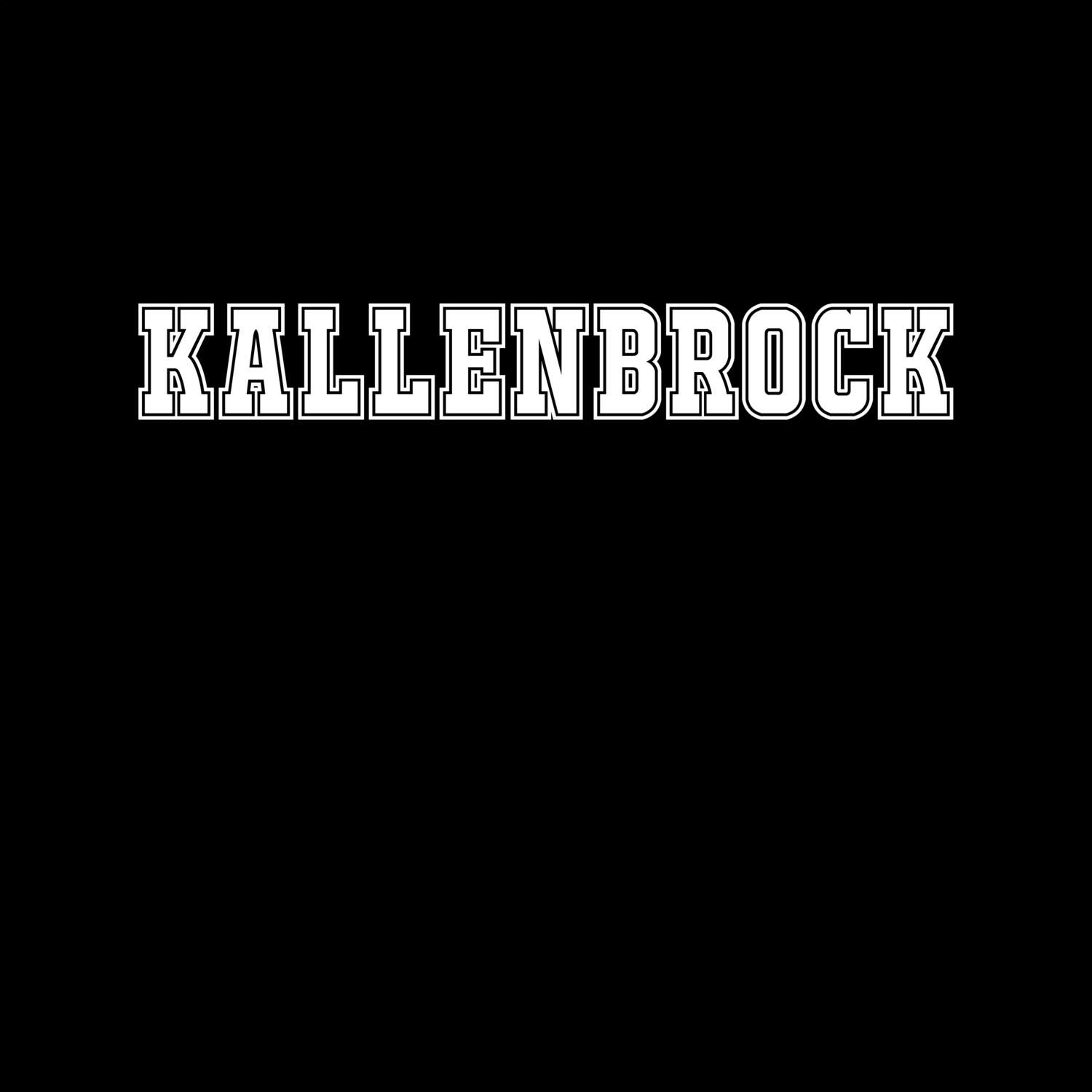 T-Shirt »Classic« für den Ort »Kallenbrock«