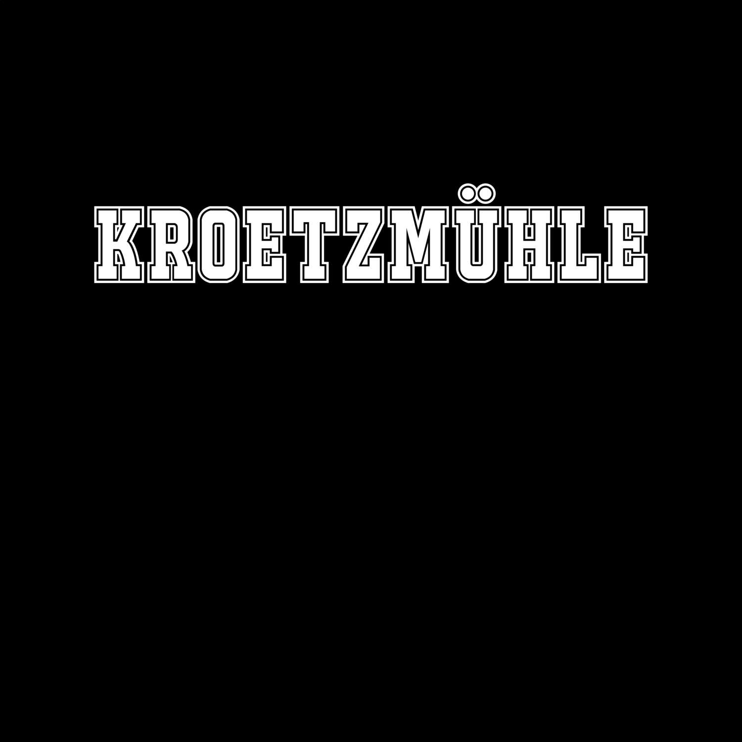 Kroetzmühle T-Shirt »Classic«
