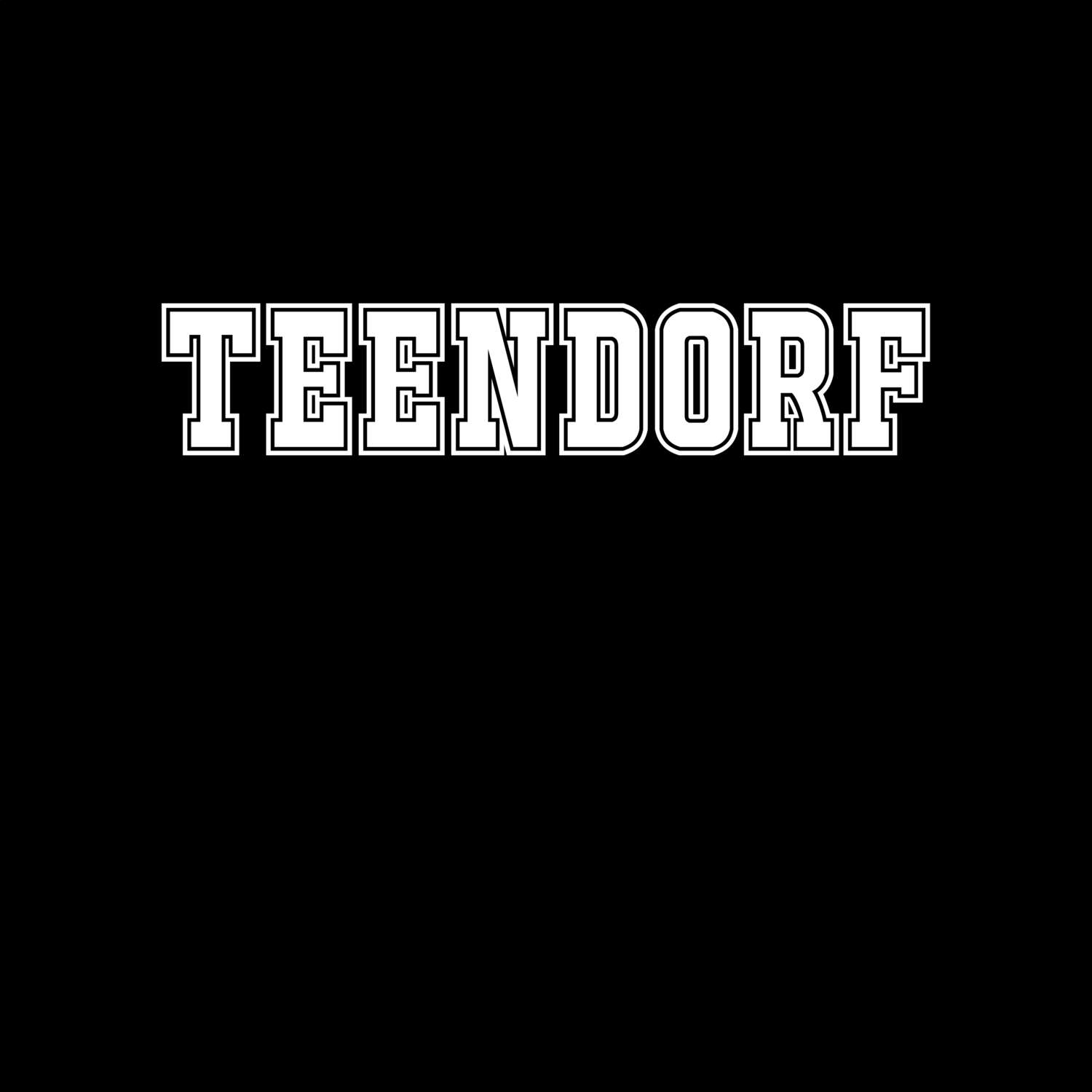 T-Shirt »Classic« für den Ort »Teendorf«