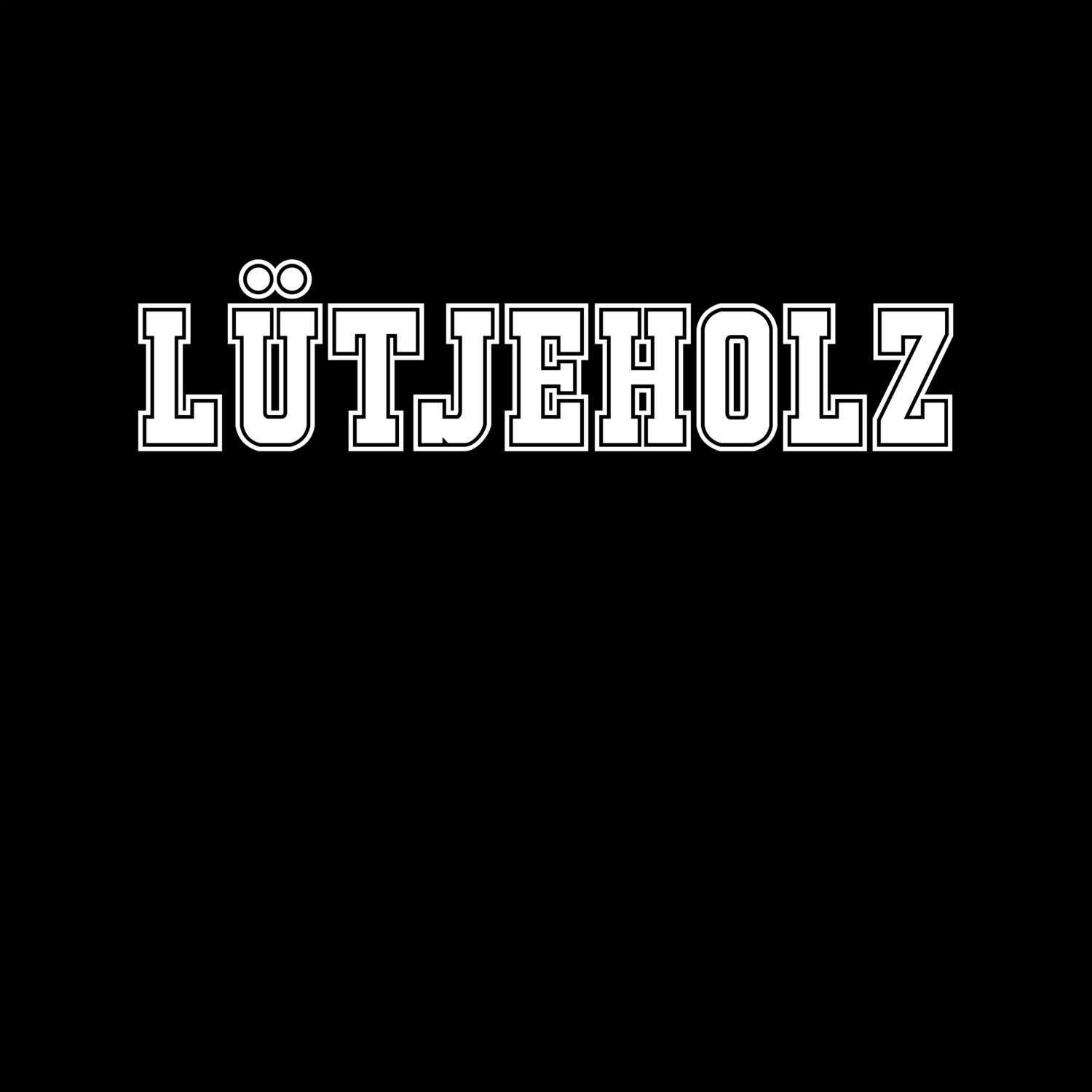 T-Shirt »Classic« für den Ort »Lütjeholz«