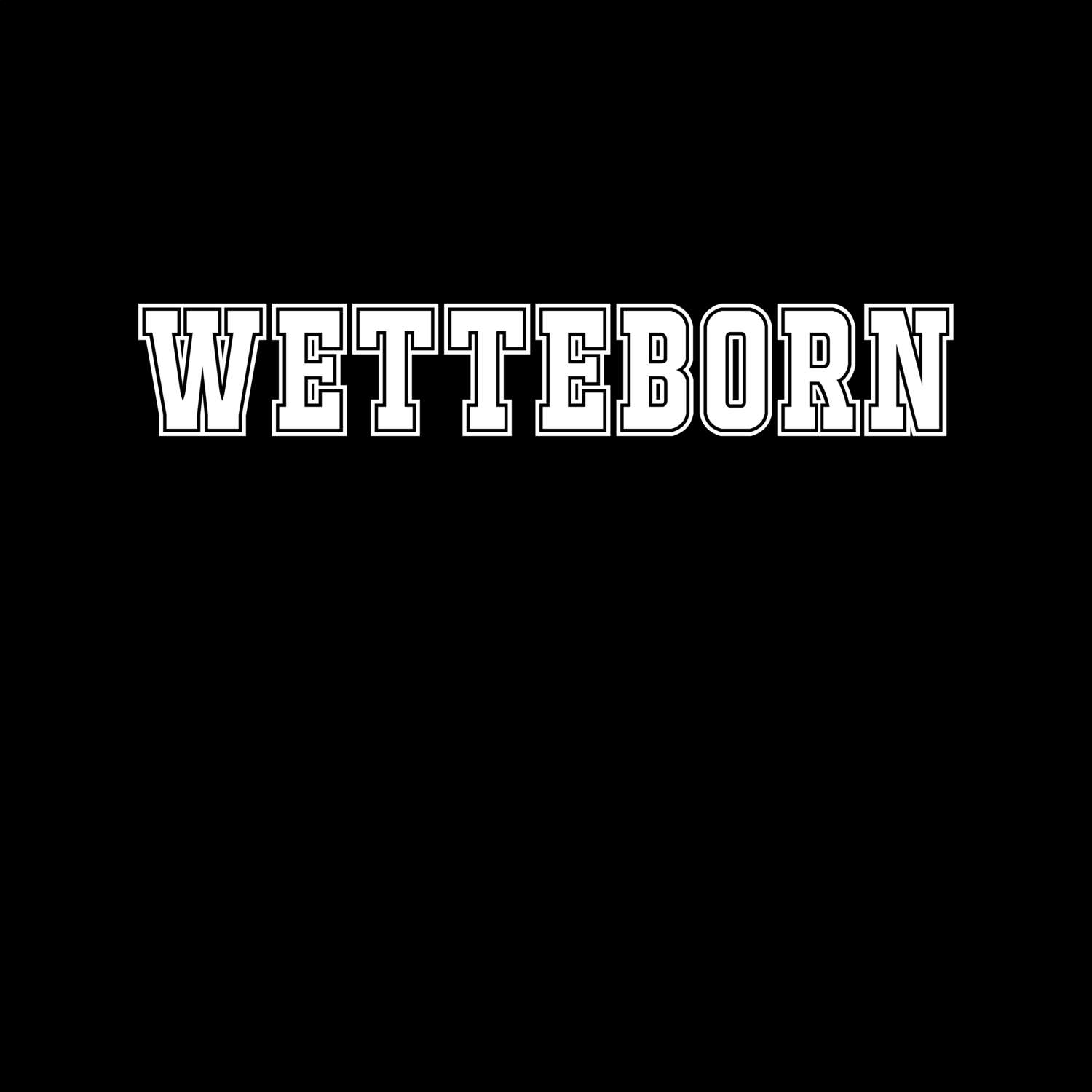 T-Shirt »Classic« für den Ort »Wetteborn«