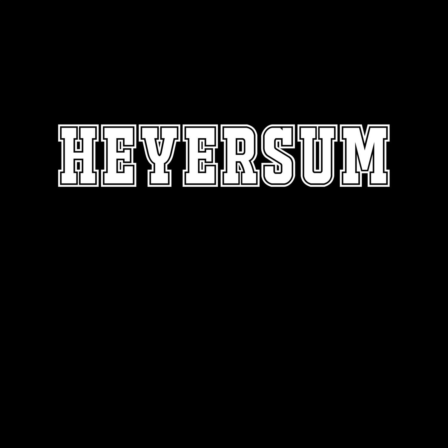 T-Shirt »Classic« für den Ort »Heyersum«