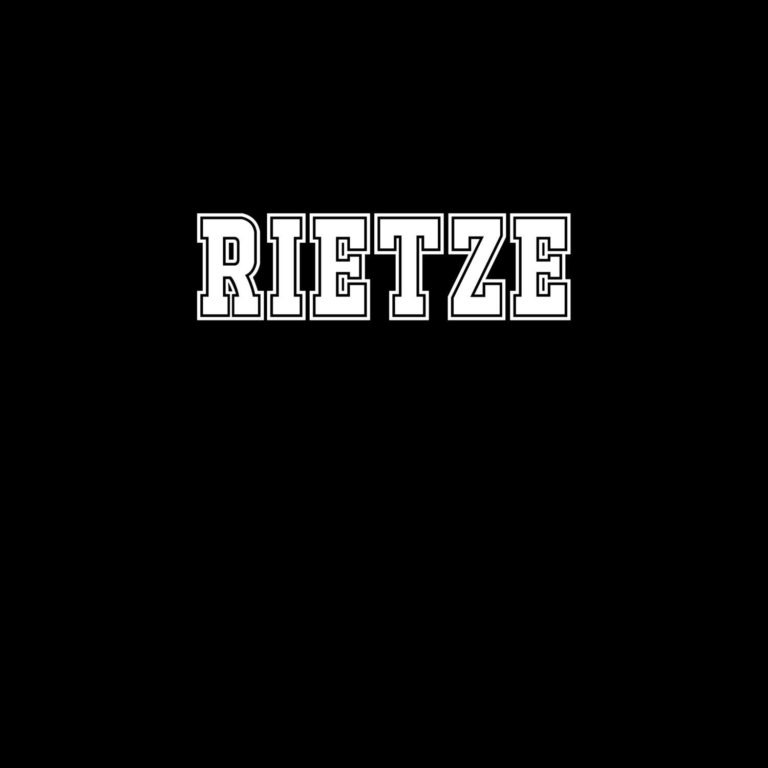 T-Shirt »Classic« für den Ort »Rietze«