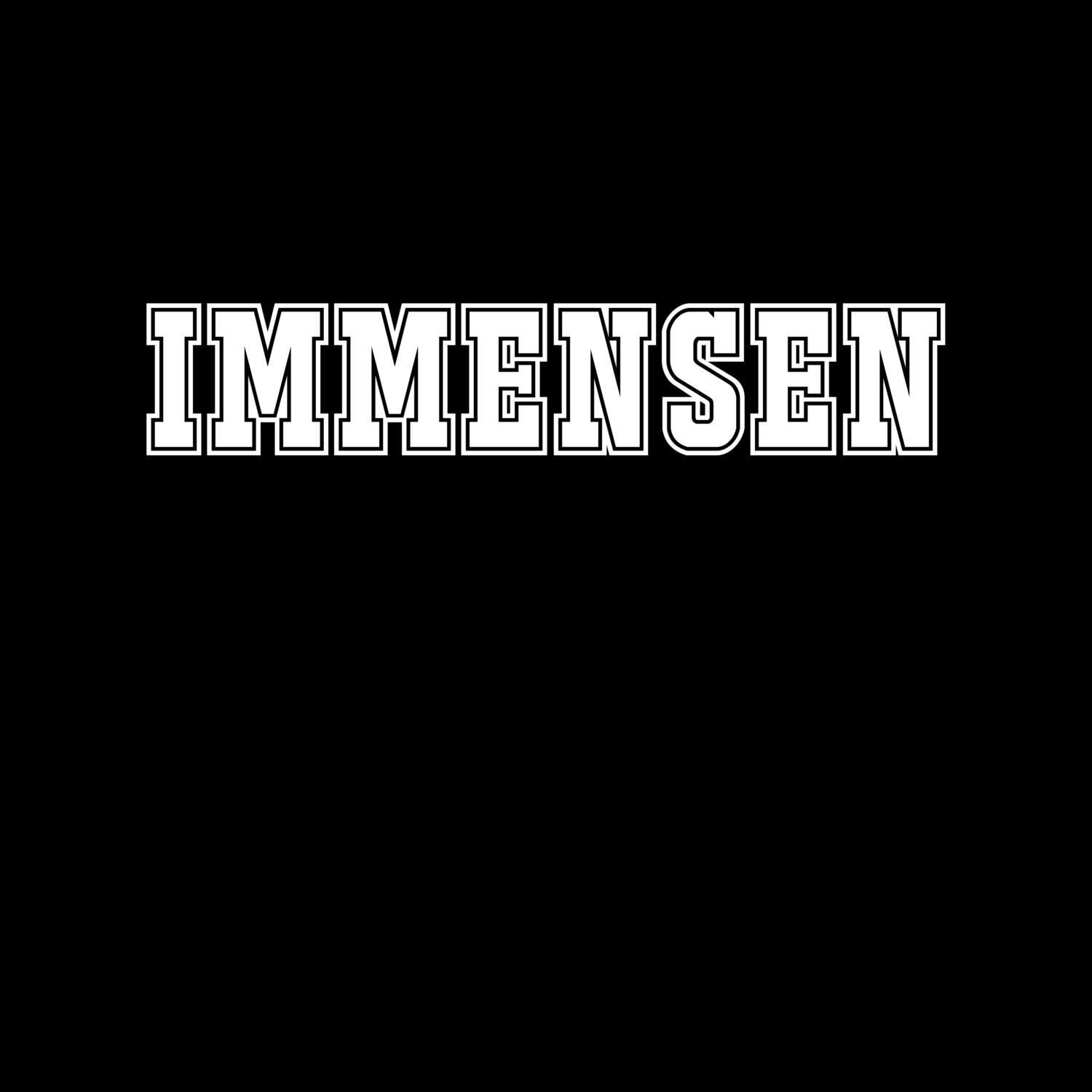 T-Shirt »Classic« für den Ort »Immensen«