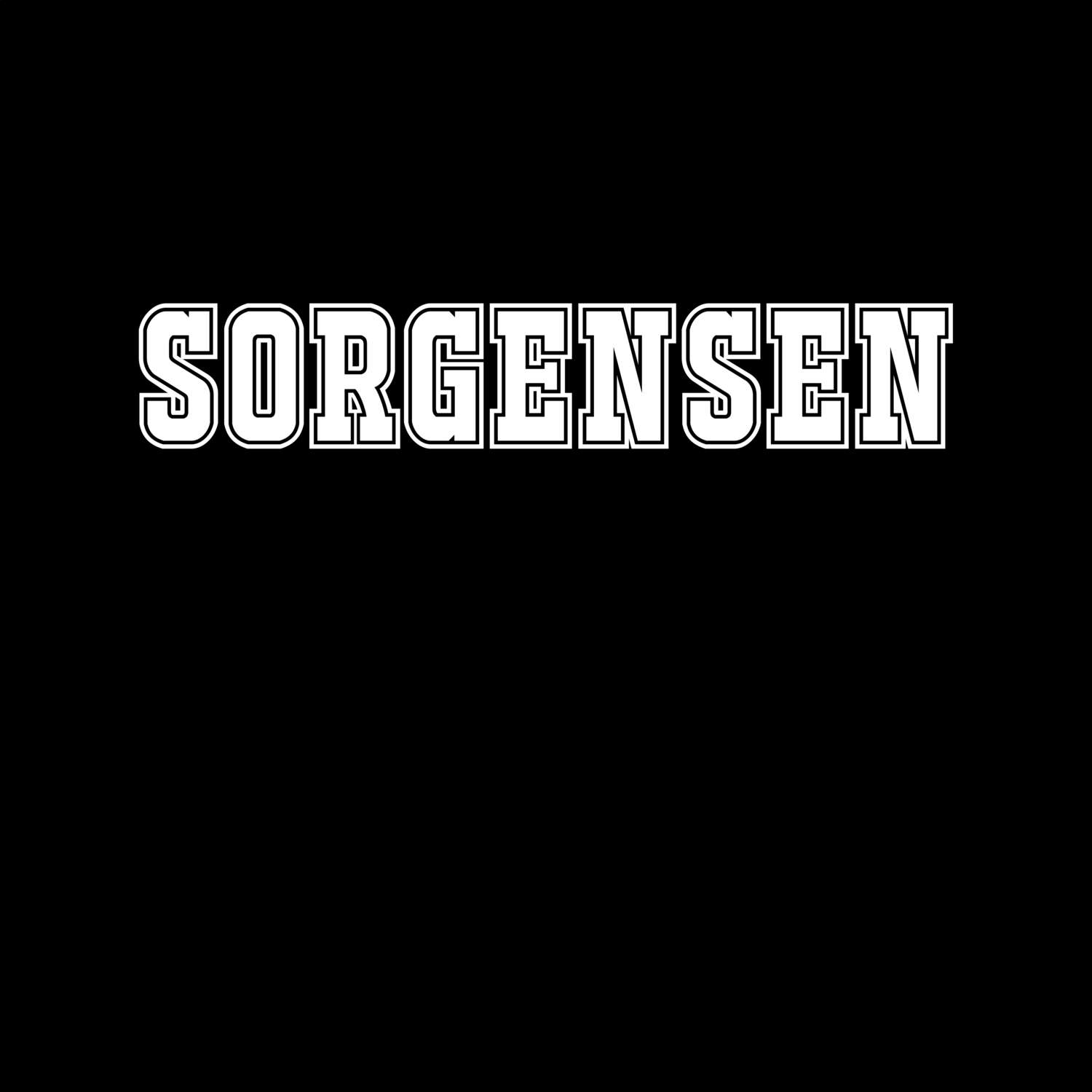 T-Shirt »Classic« für den Ort »Sorgensen«