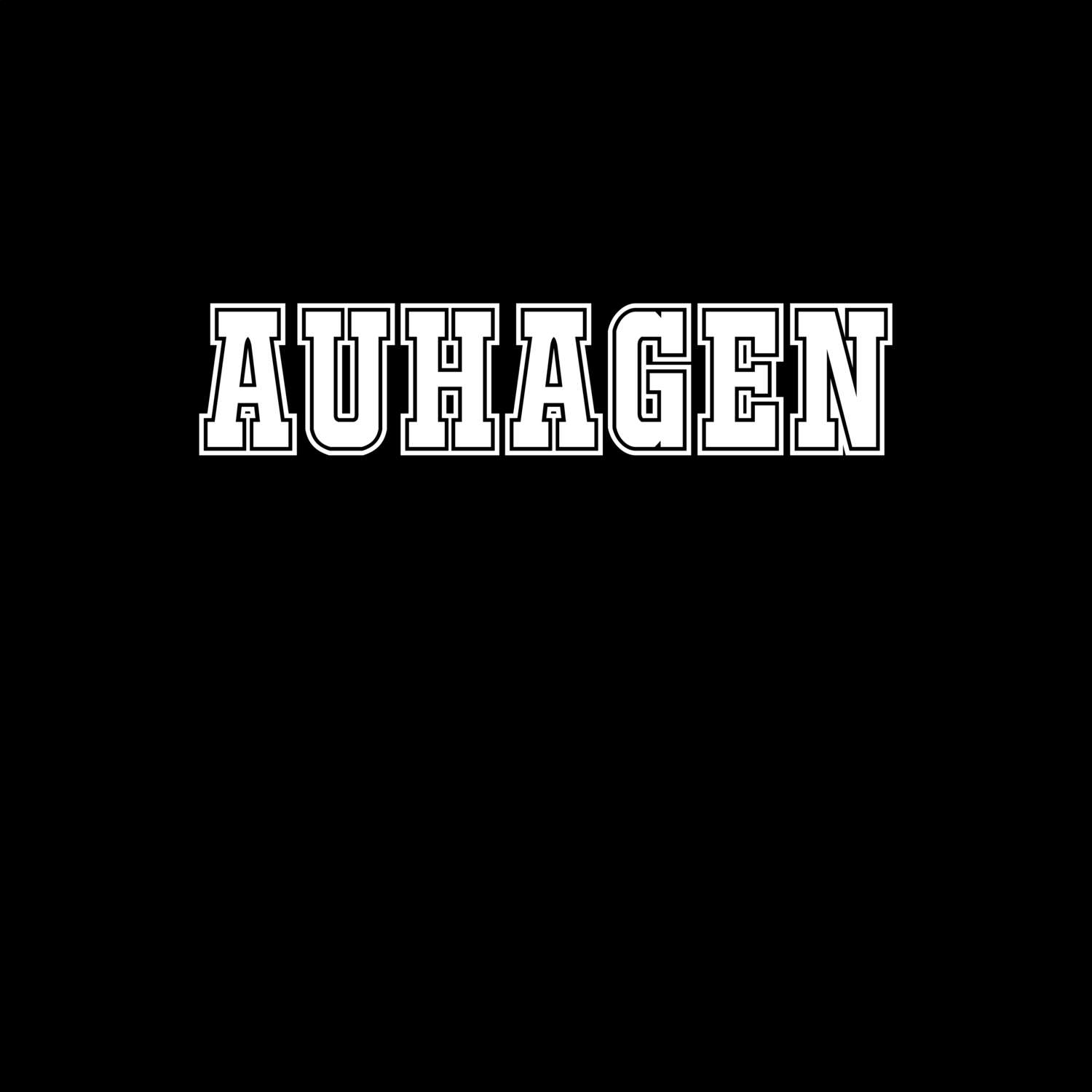 T-Shirt »Classic« für den Ort »Auhagen«