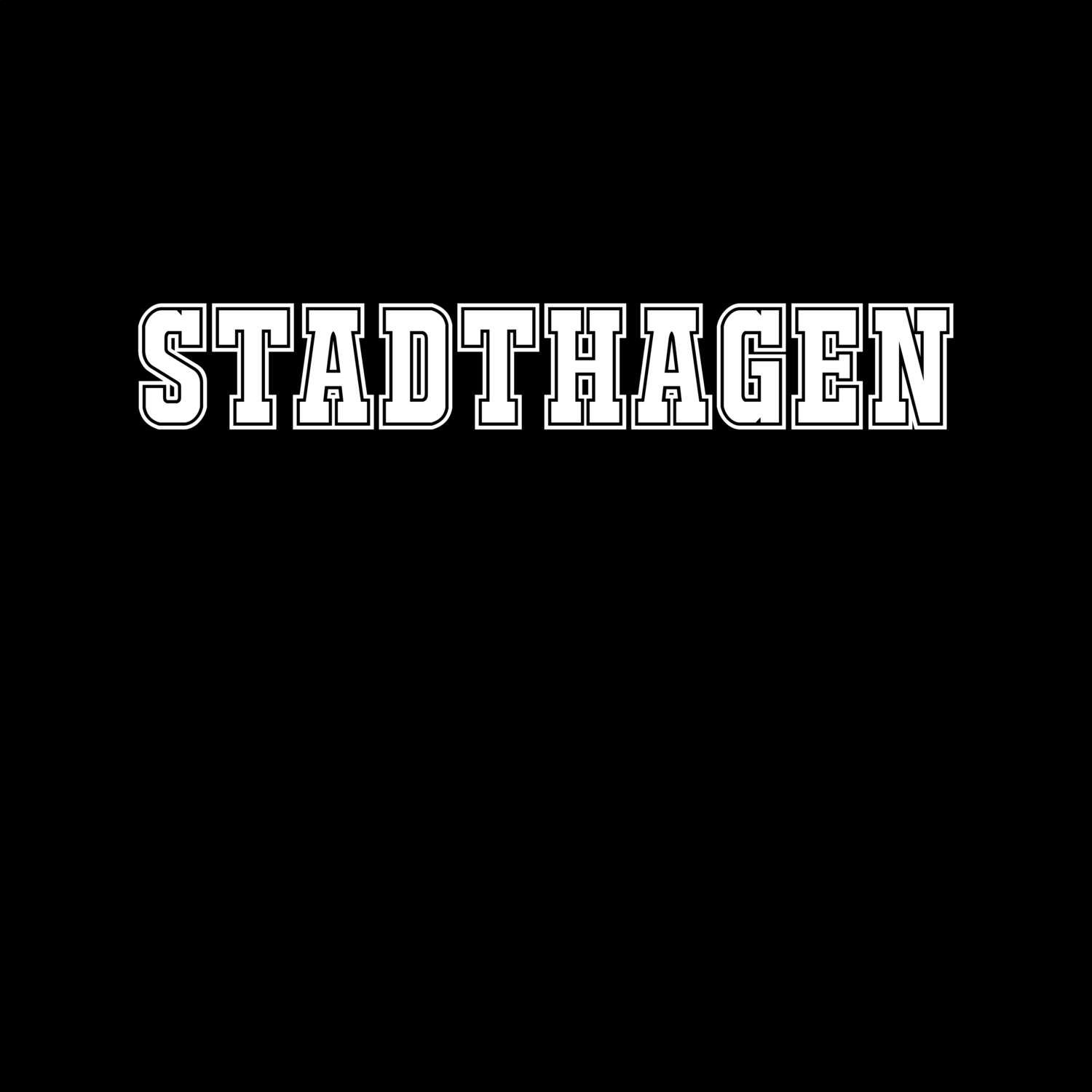 T-Shirt »Classic« für den Ort »Stadthagen«