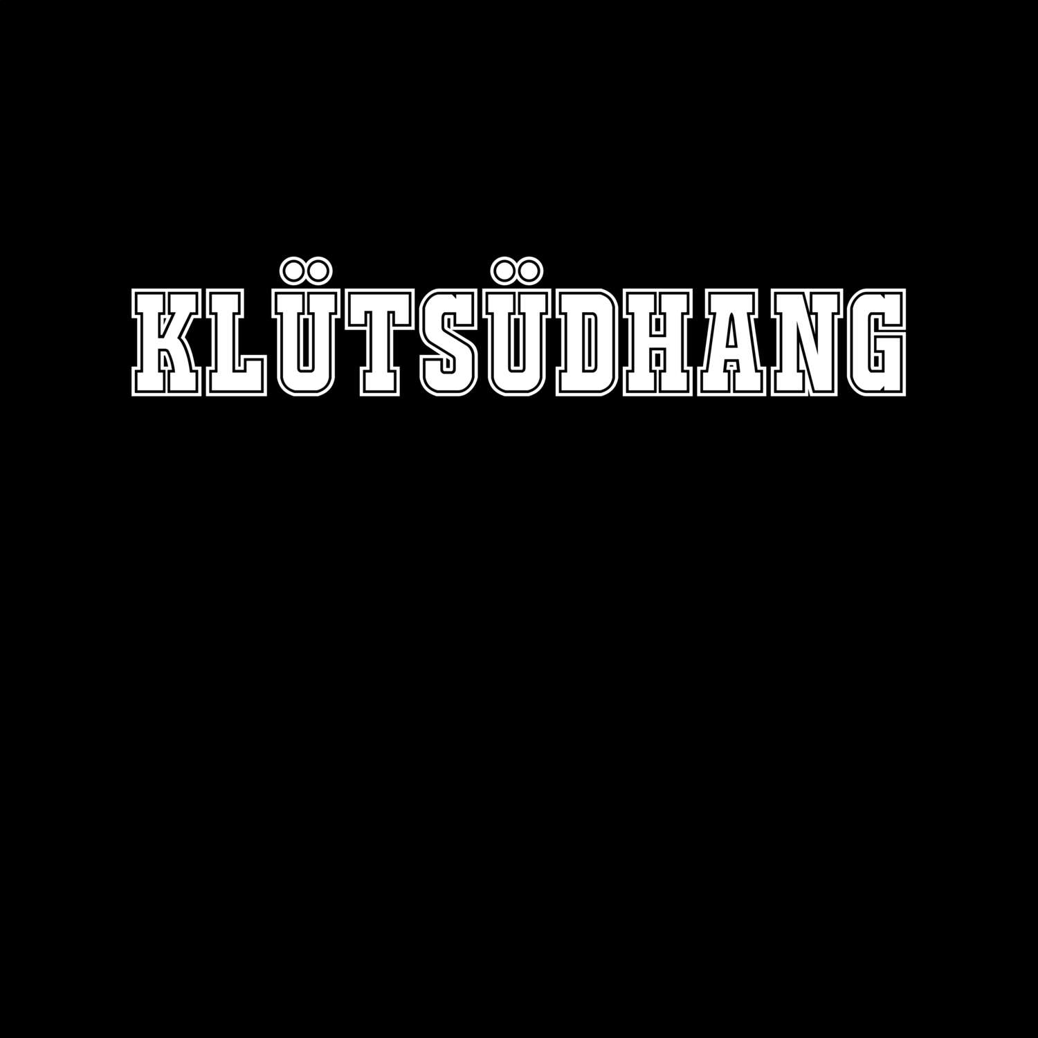 T-Shirt »Classic« für den Ort »Klütsüdhang«