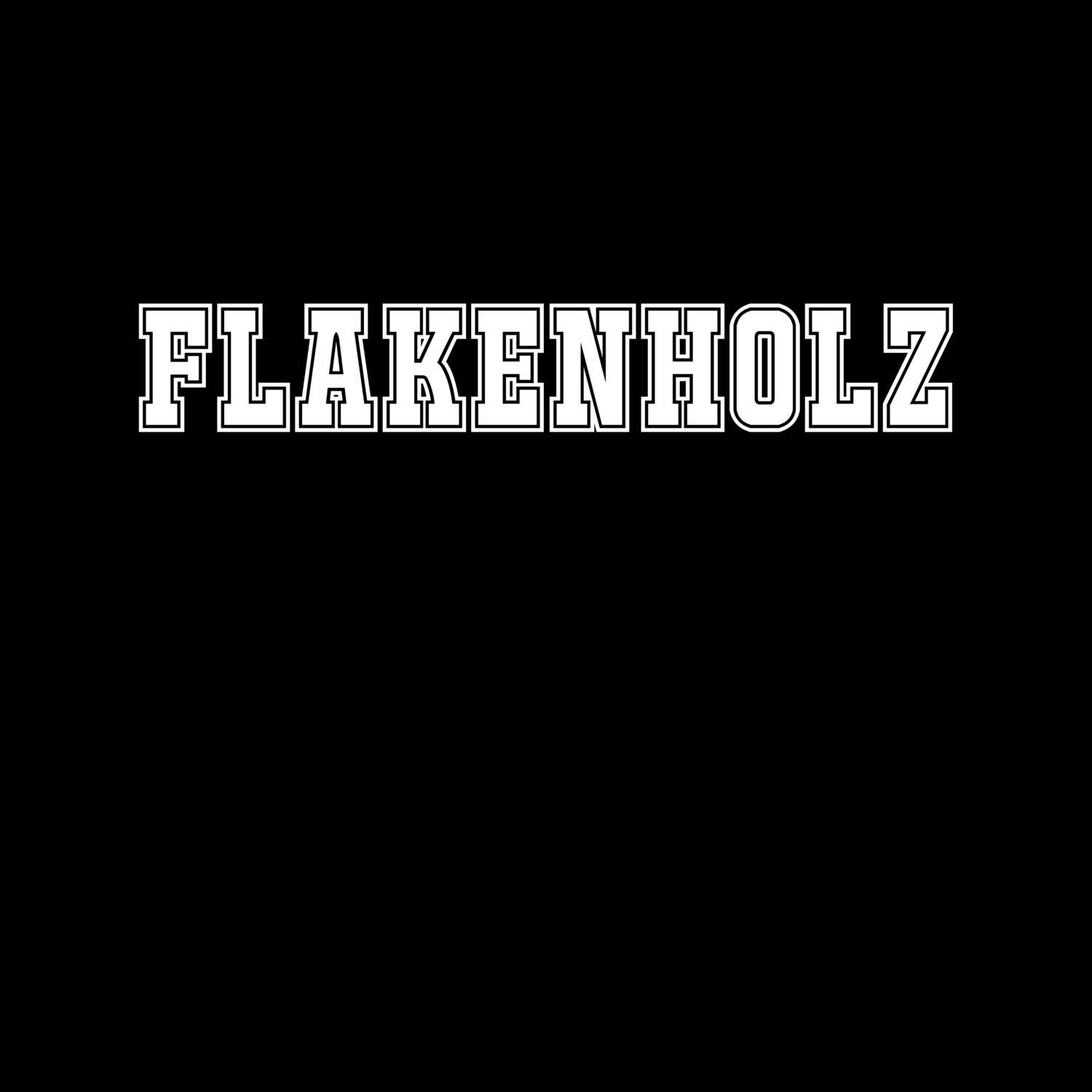 T-Shirt »Classic« für den Ort »Flakenholz«