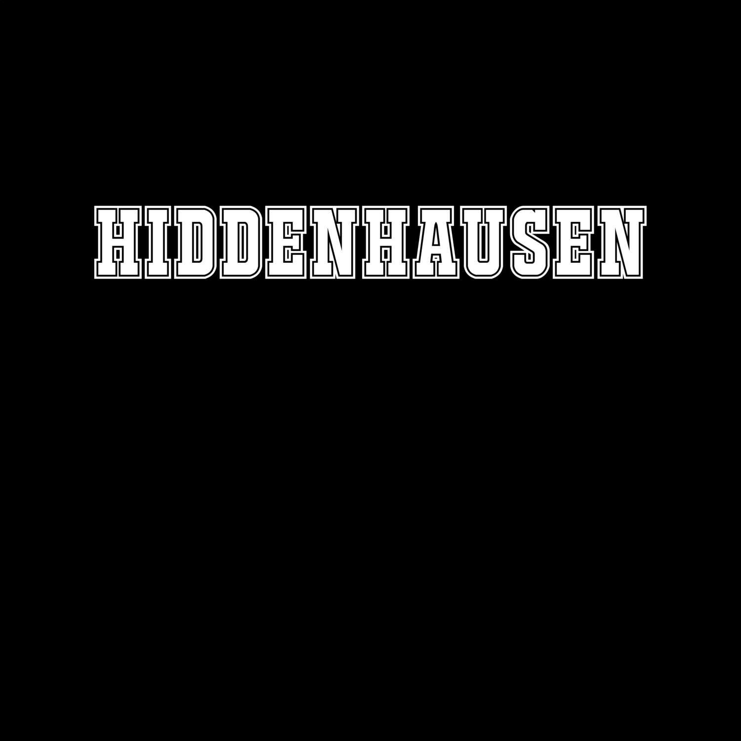 T-Shirt »Classic« für den Ort »Hiddenhausen«