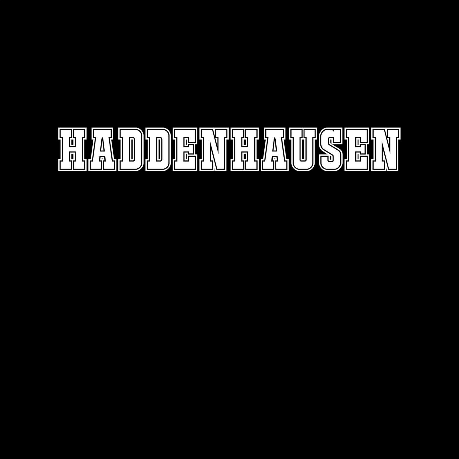 T-Shirt »Classic« für den Ort »Haddenhausen«