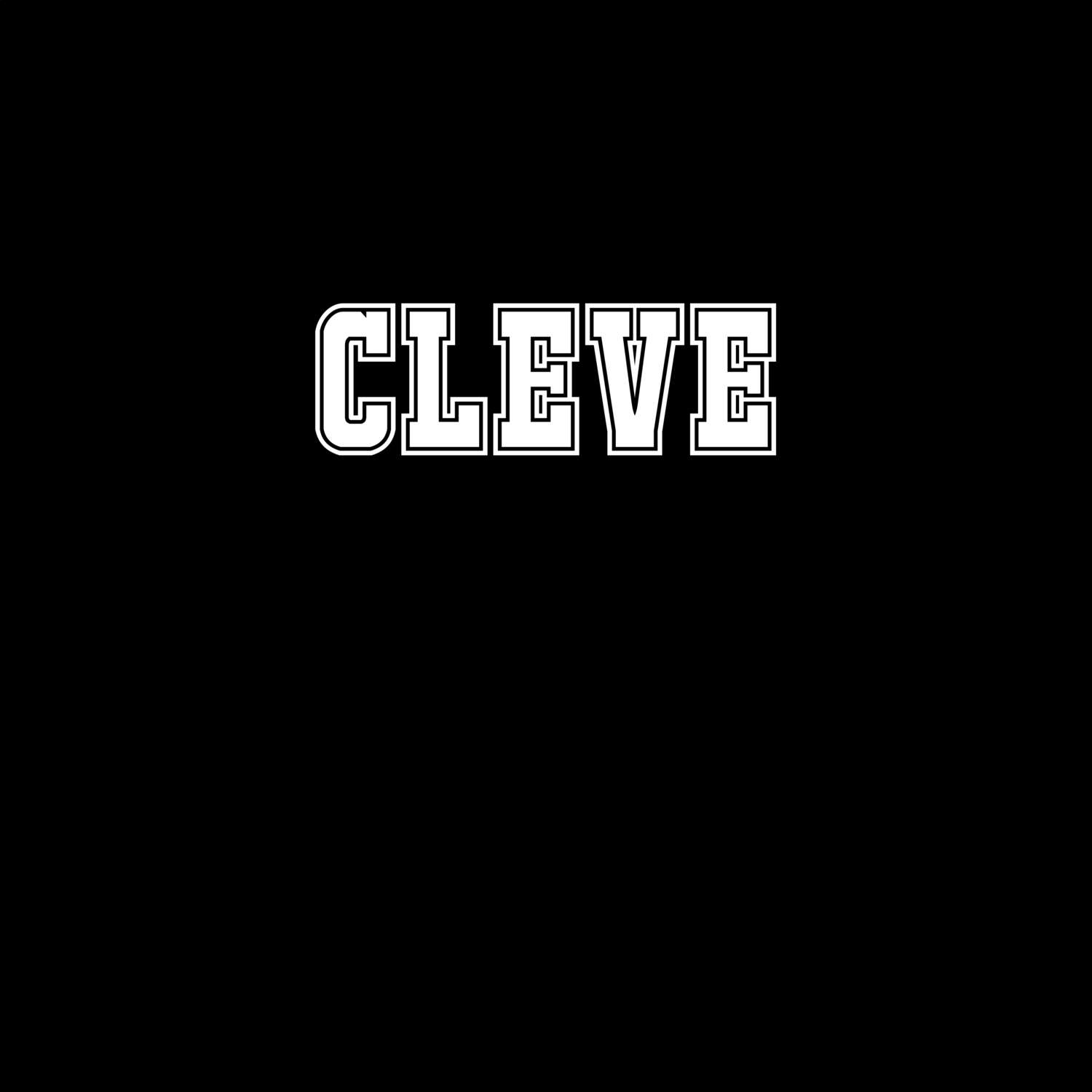 T-Shirt »Classic« für den Ort »Cleve«