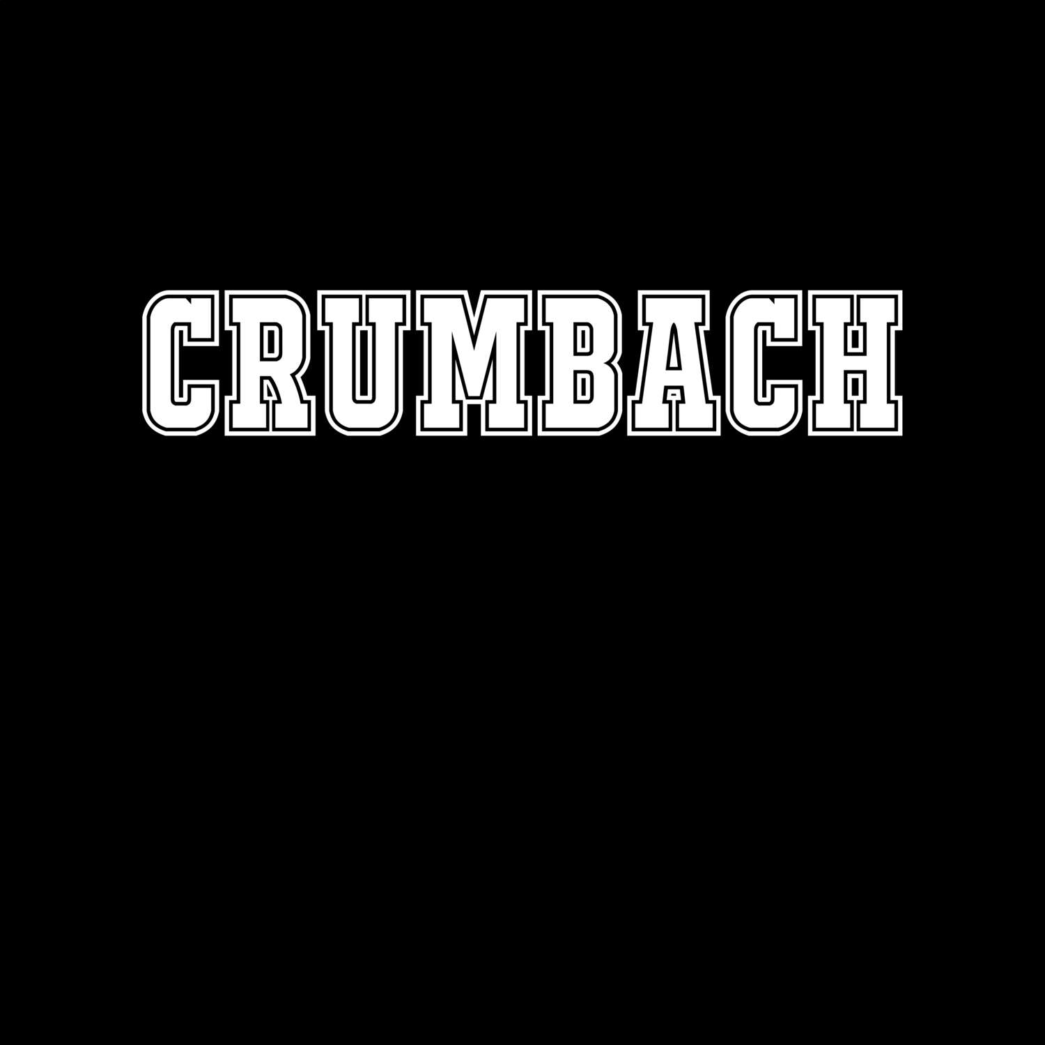 T-Shirt »Classic« für den Ort »Crumbach«