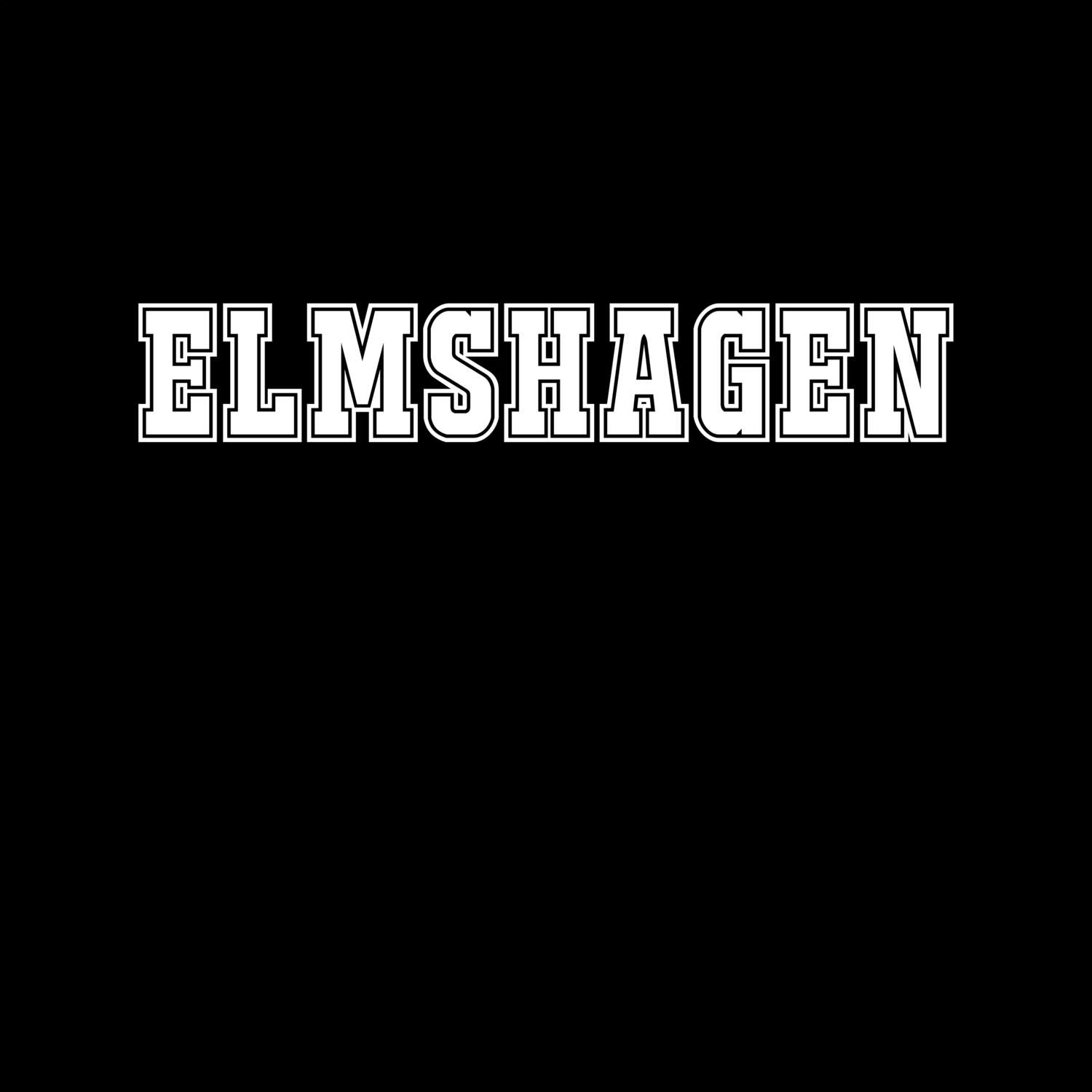 T-Shirt »Classic« für den Ort »Elmshagen«