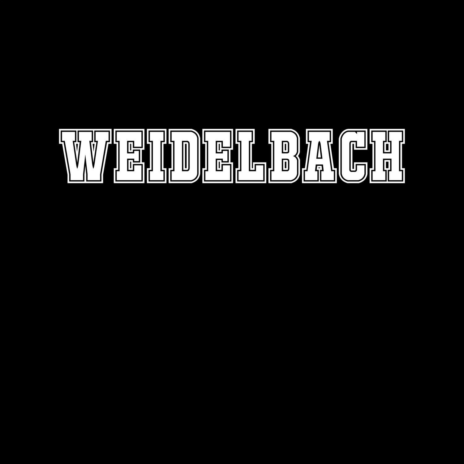 T-Shirt »Classic« für den Ort »Weidelbach«