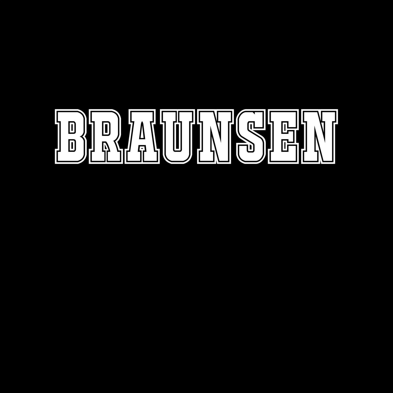 T-Shirt »Classic« für den Ort »Braunsen«