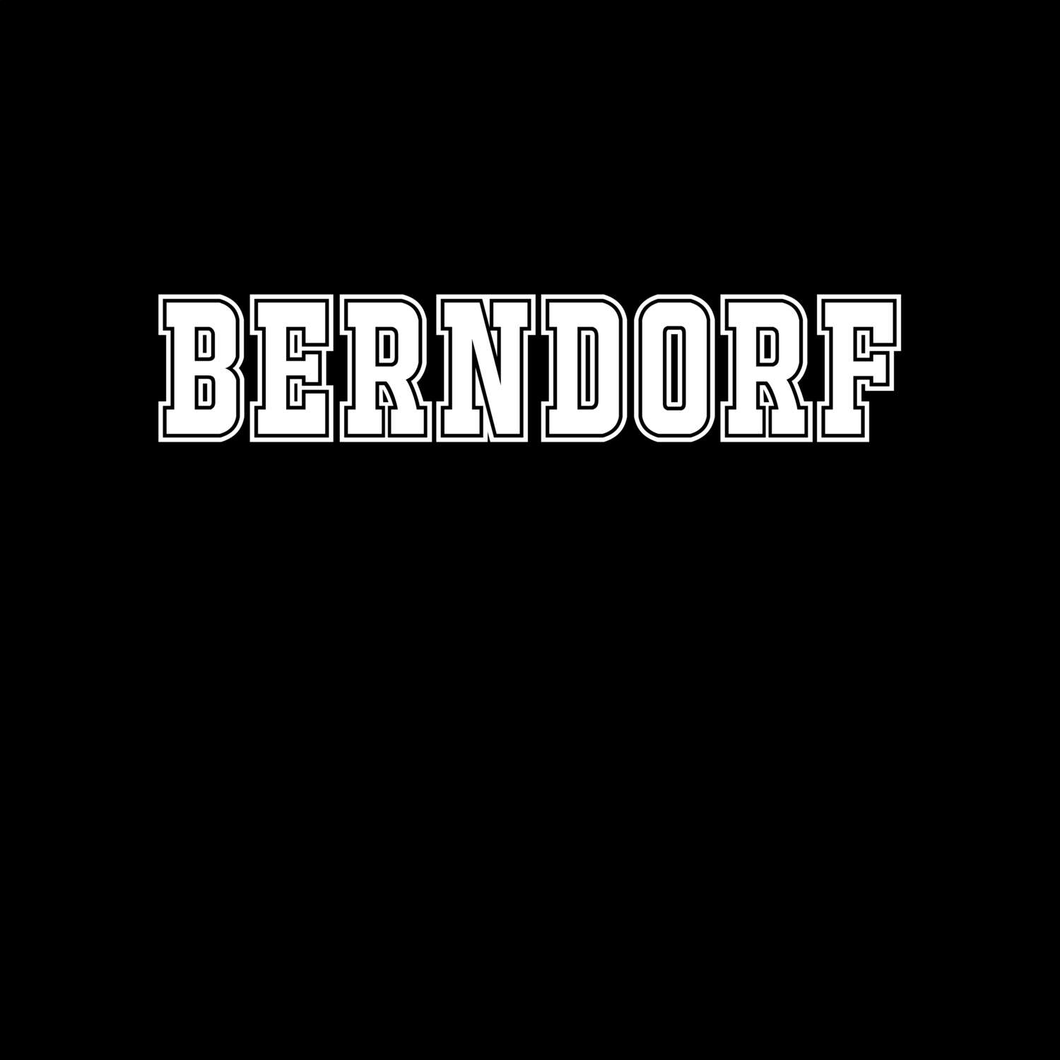 T-Shirt »Classic« für den Ort »Berndorf«