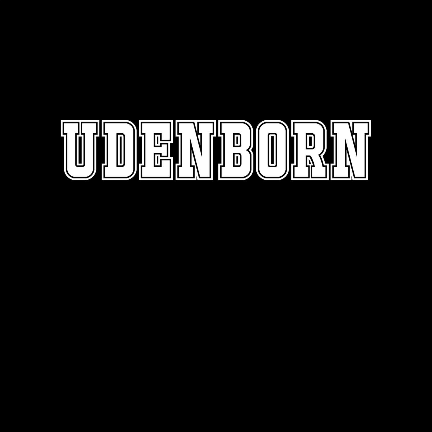 T-Shirt »Classic« für den Ort »Udenborn«