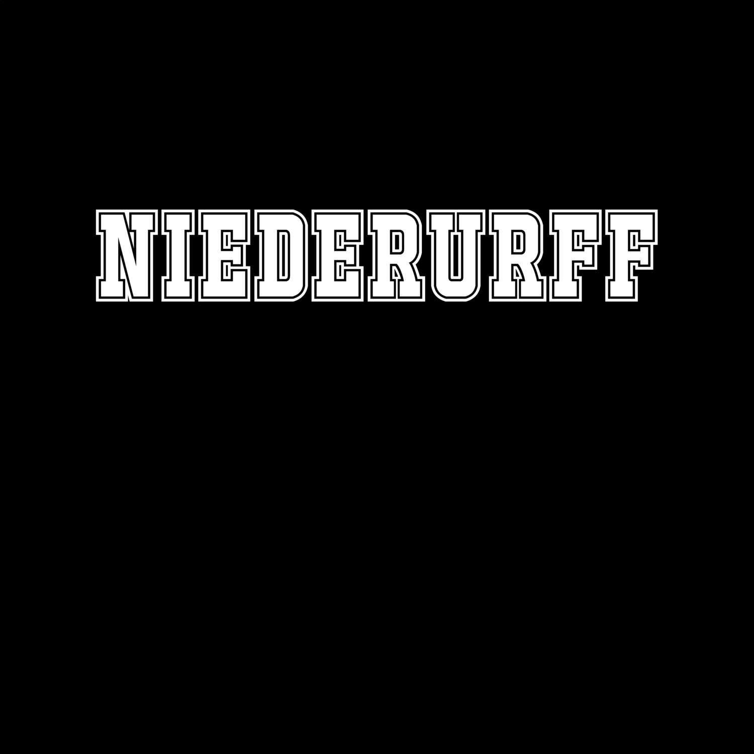 Niederurff T-Shirt »Classic«