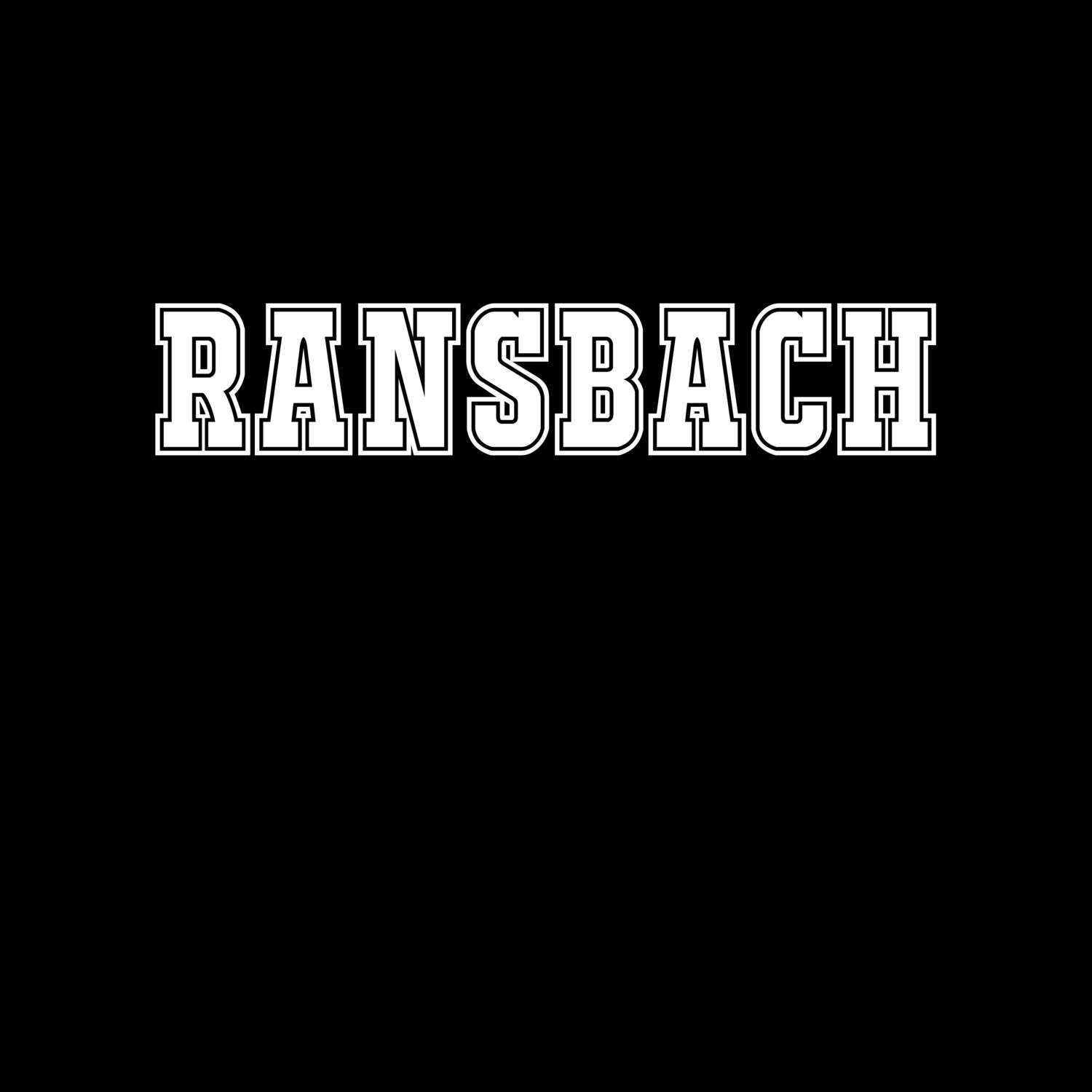 T-Shirt »Classic« für den Ort »Ransbach«