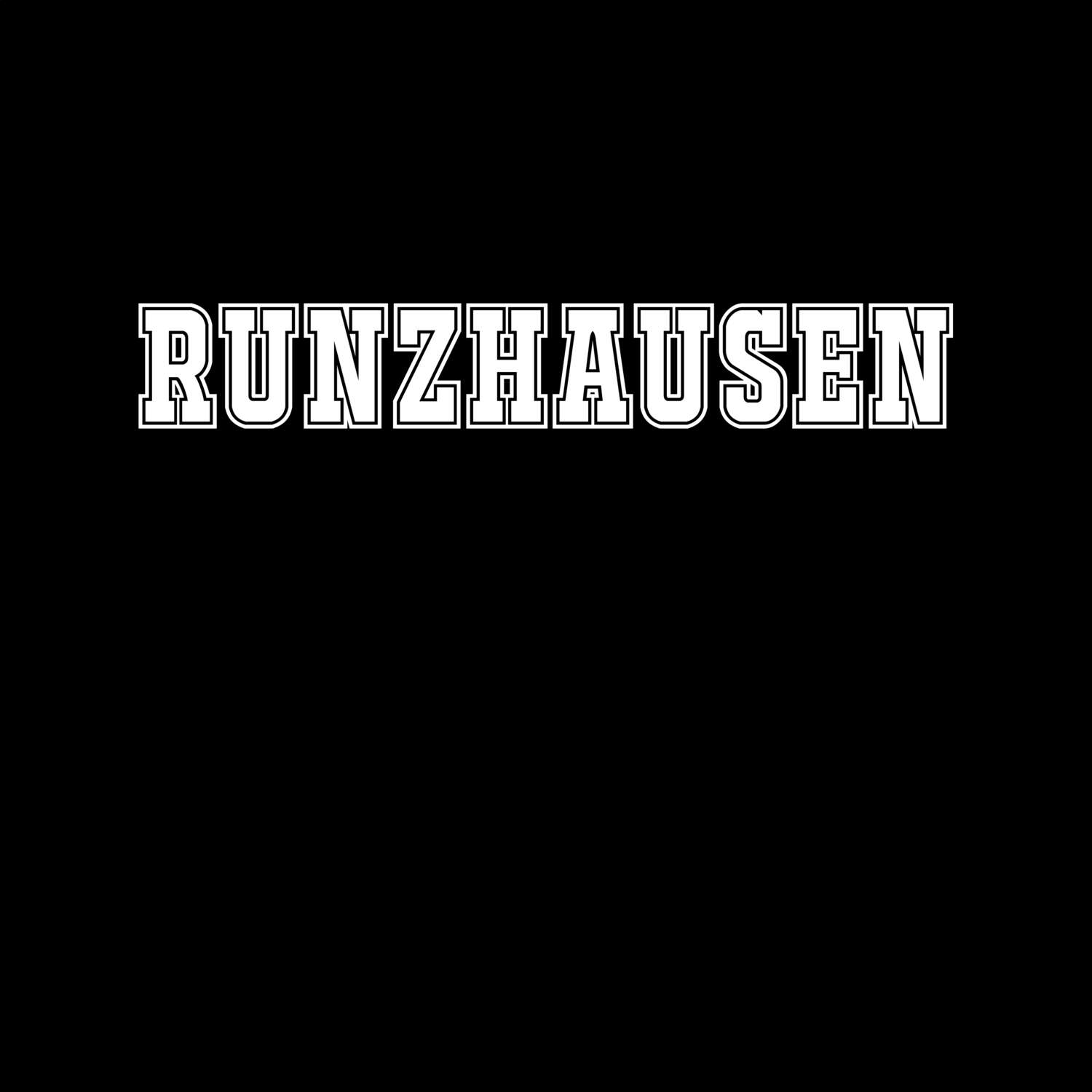 T-Shirt »Classic« für den Ort »Runzhausen«