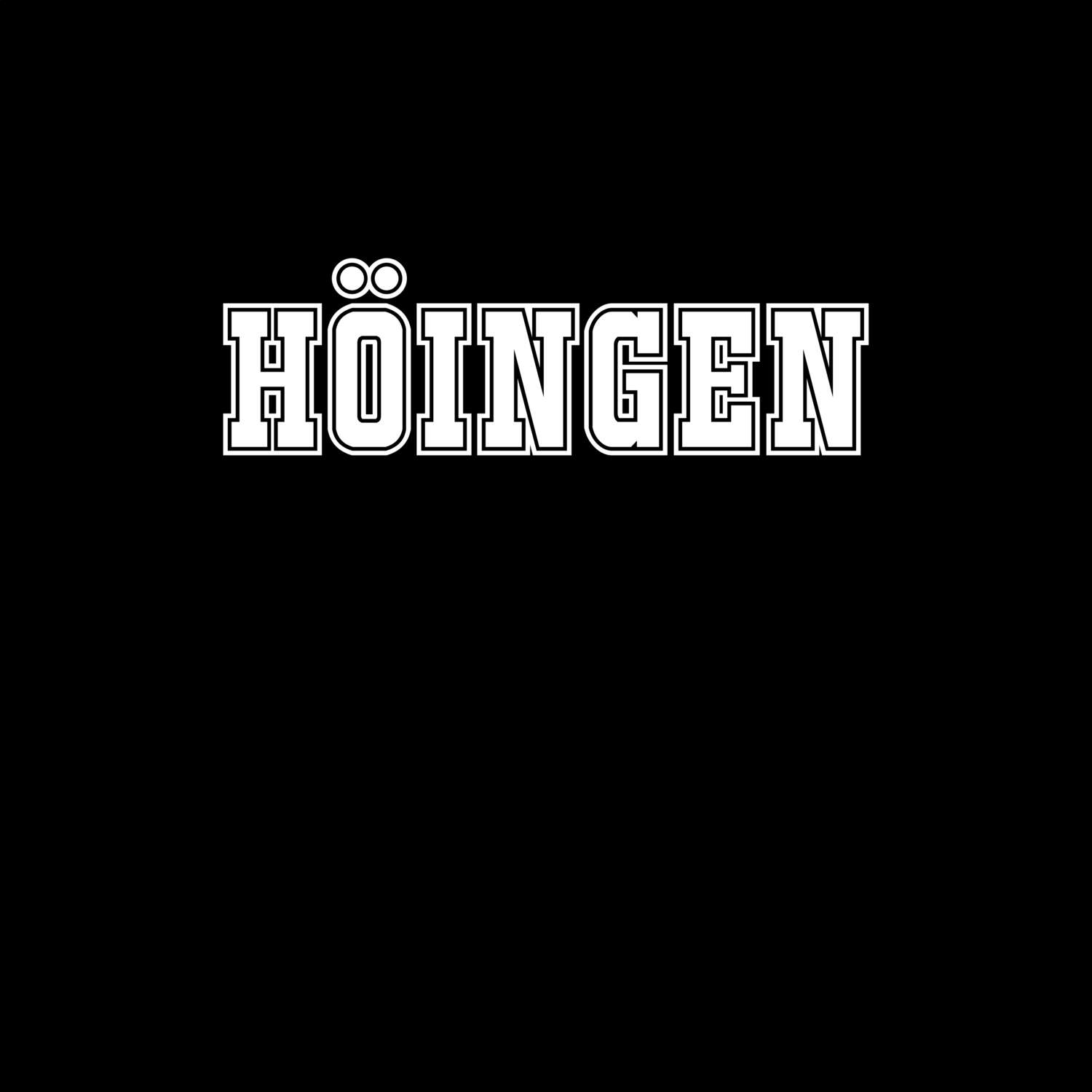 T-Shirt »Classic« für den Ort »Höingen«