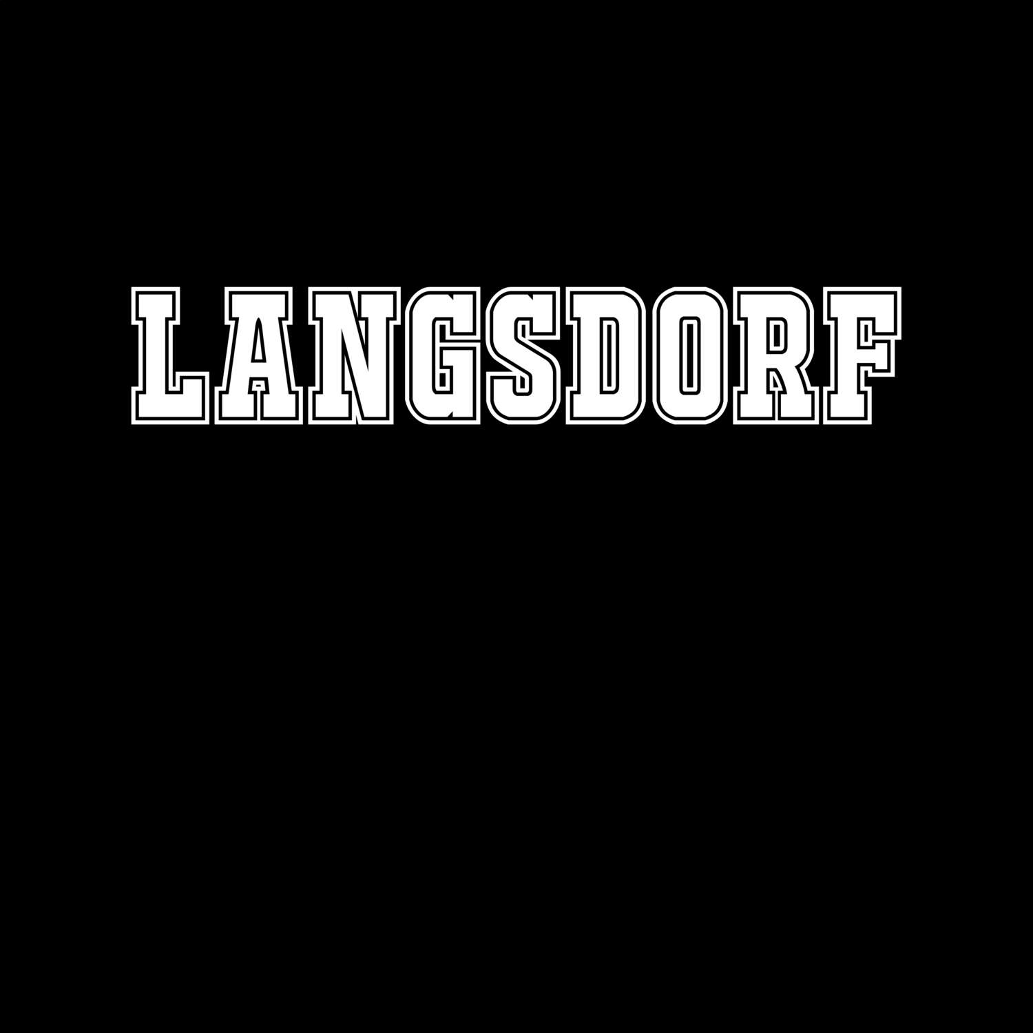 Langsdorf T-Shirt »Classic«