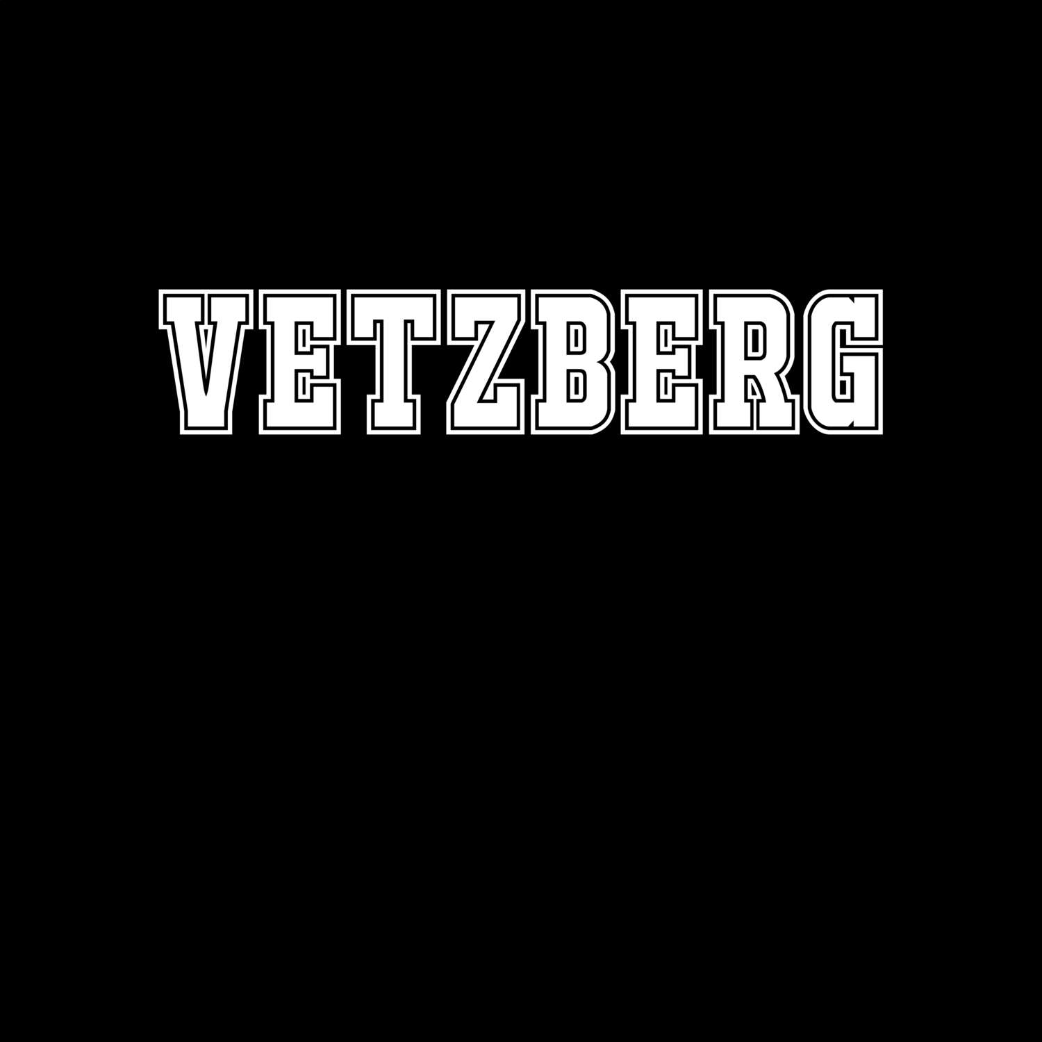 T-Shirt »Classic« für den Ort »Vetzberg«