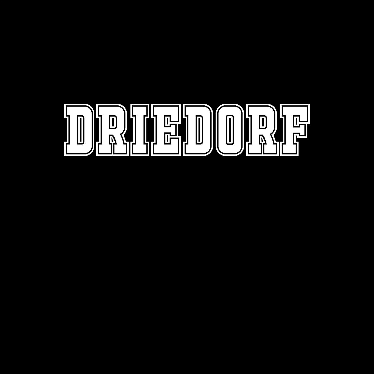 T-Shirt »Classic« für den Ort »Driedorf«