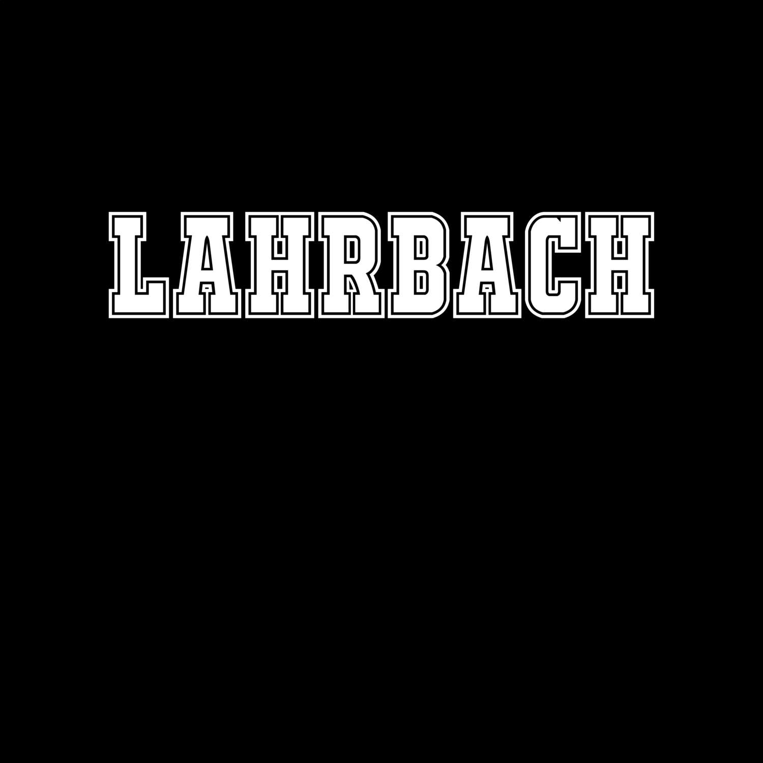 T-Shirt »Classic« für den Ort »Lahrbach«