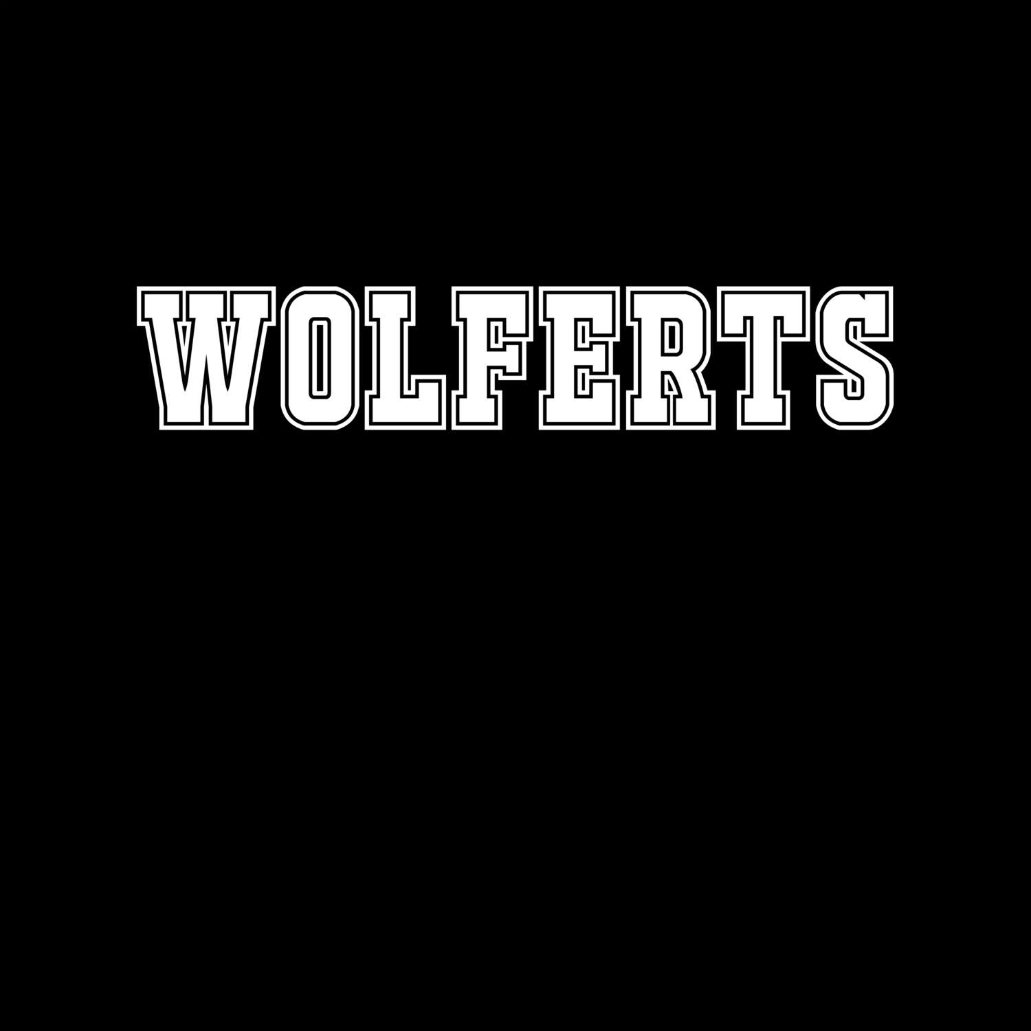T-Shirt »Classic« für den Ort »Wolferts«