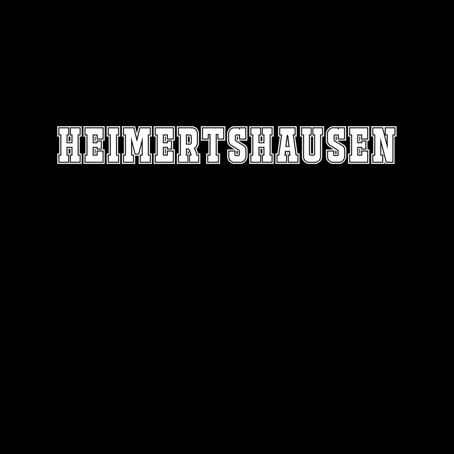 T-Shirt »Classic« für den Ort »Heimertshausen«