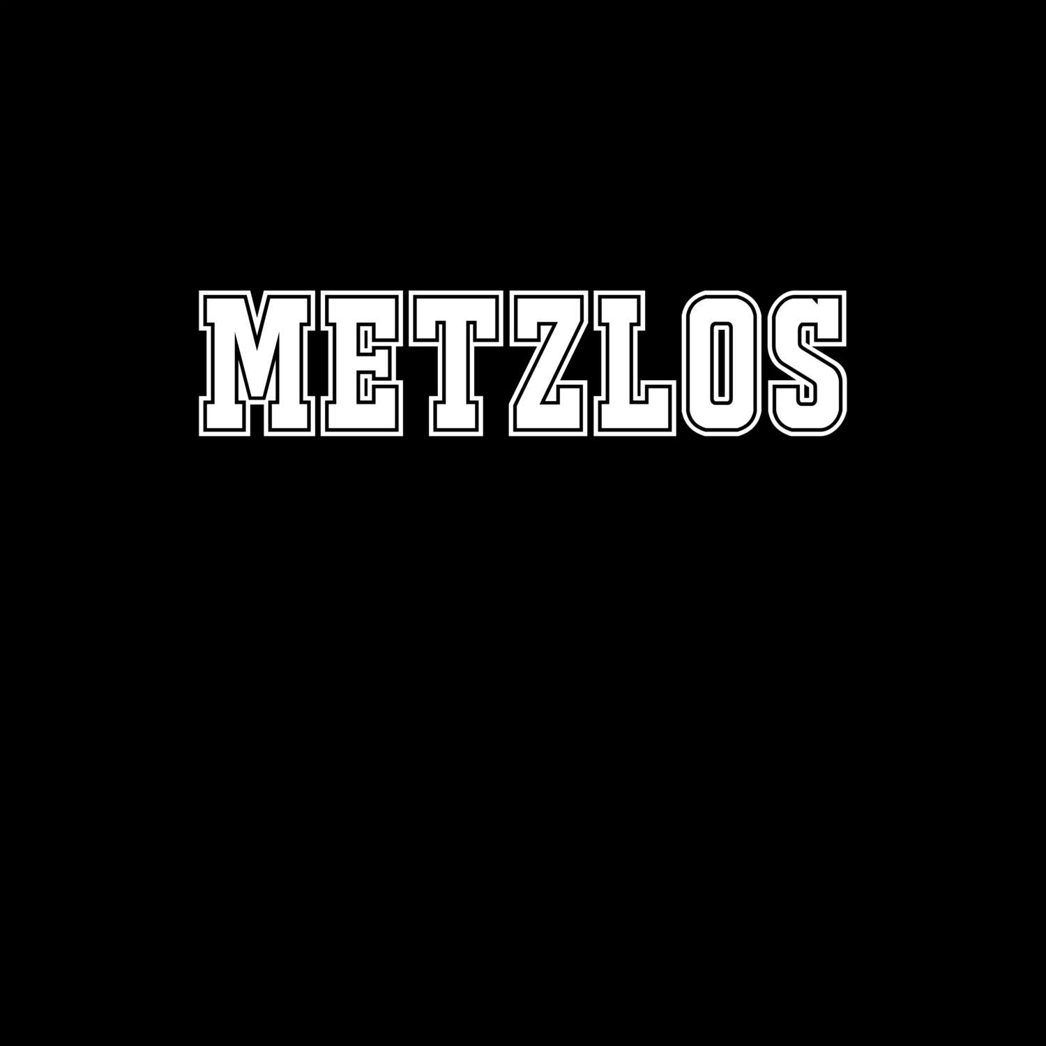 T-Shirt »Classic« für den Ort »Metzlos«