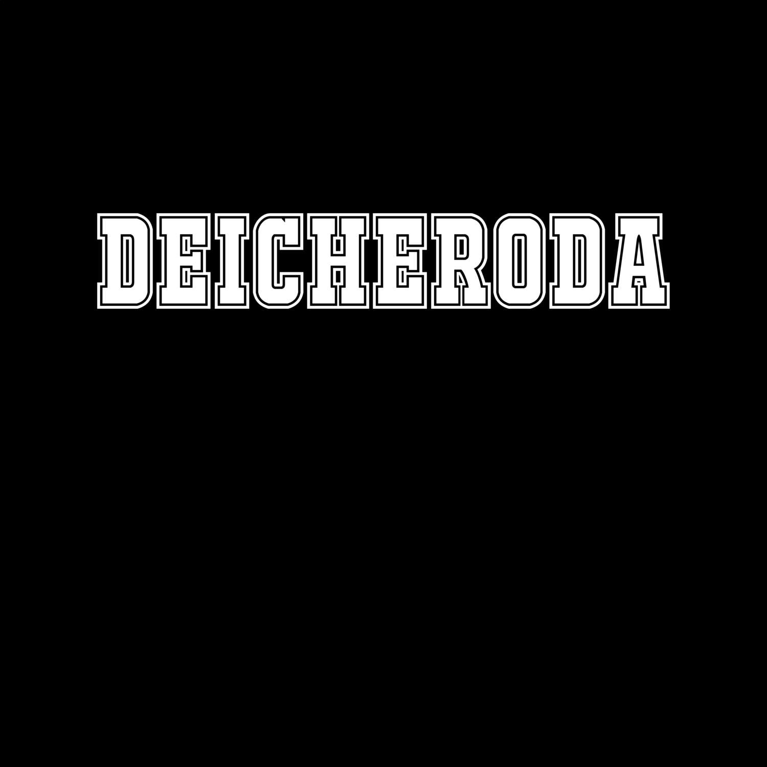 T-Shirt »Classic« für den Ort »Deicheroda«