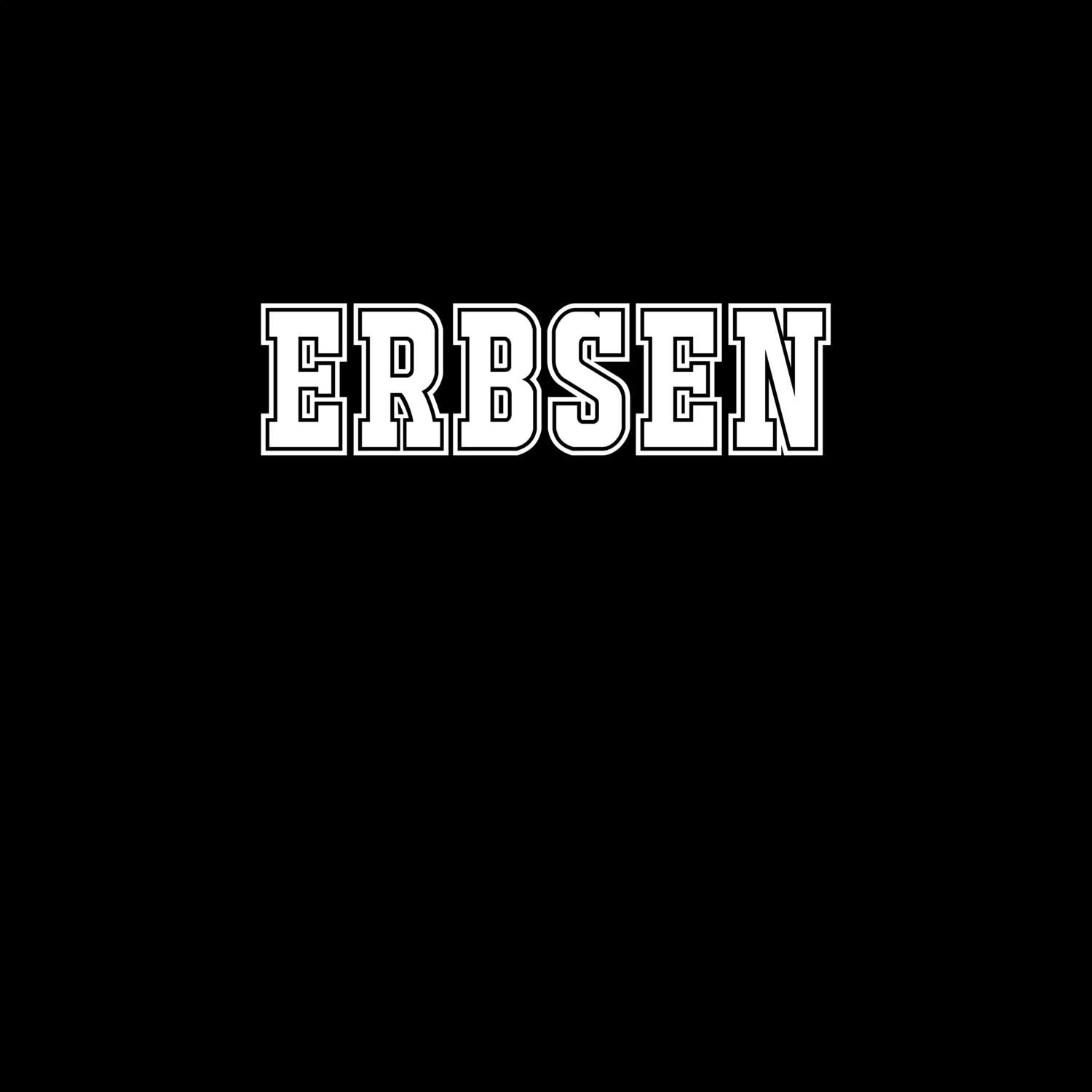 T-Shirt »Classic« für den Ort »Erbsen«