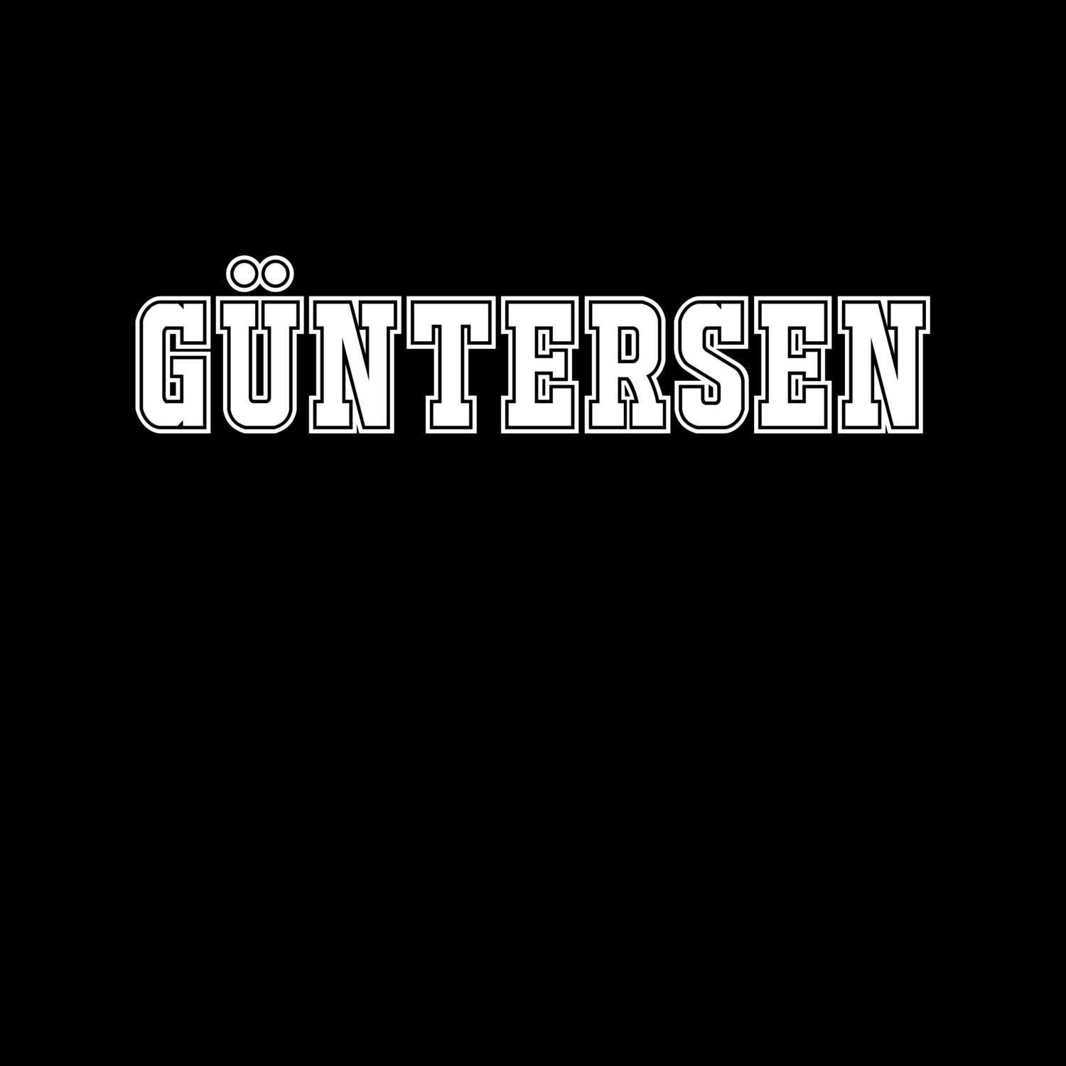 T-Shirt »Classic« für den Ort »Güntersen«