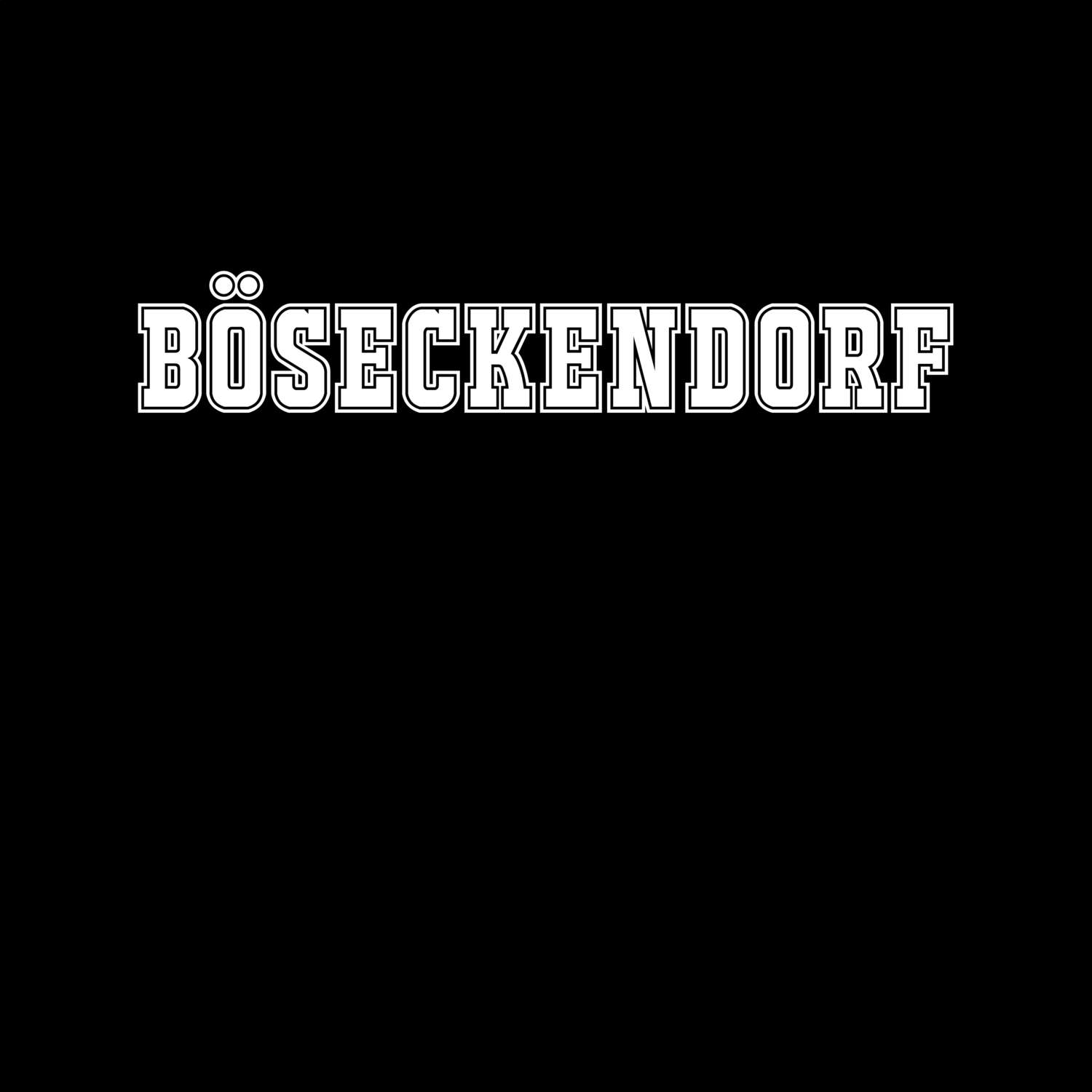 T-Shirt »Classic« für den Ort »Böseckendorf«