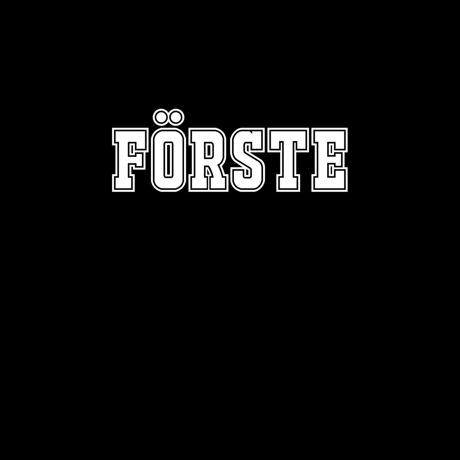 Förste T-Shirt »Classic«