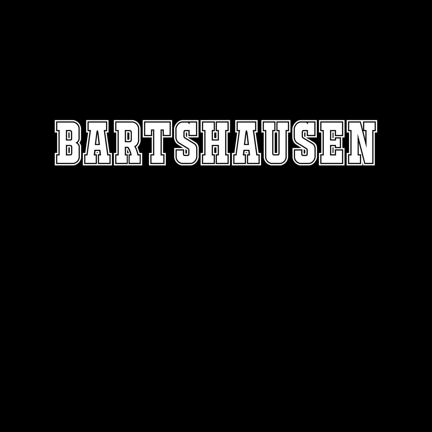 T-Shirt »Classic« für den Ort »Bartshausen«