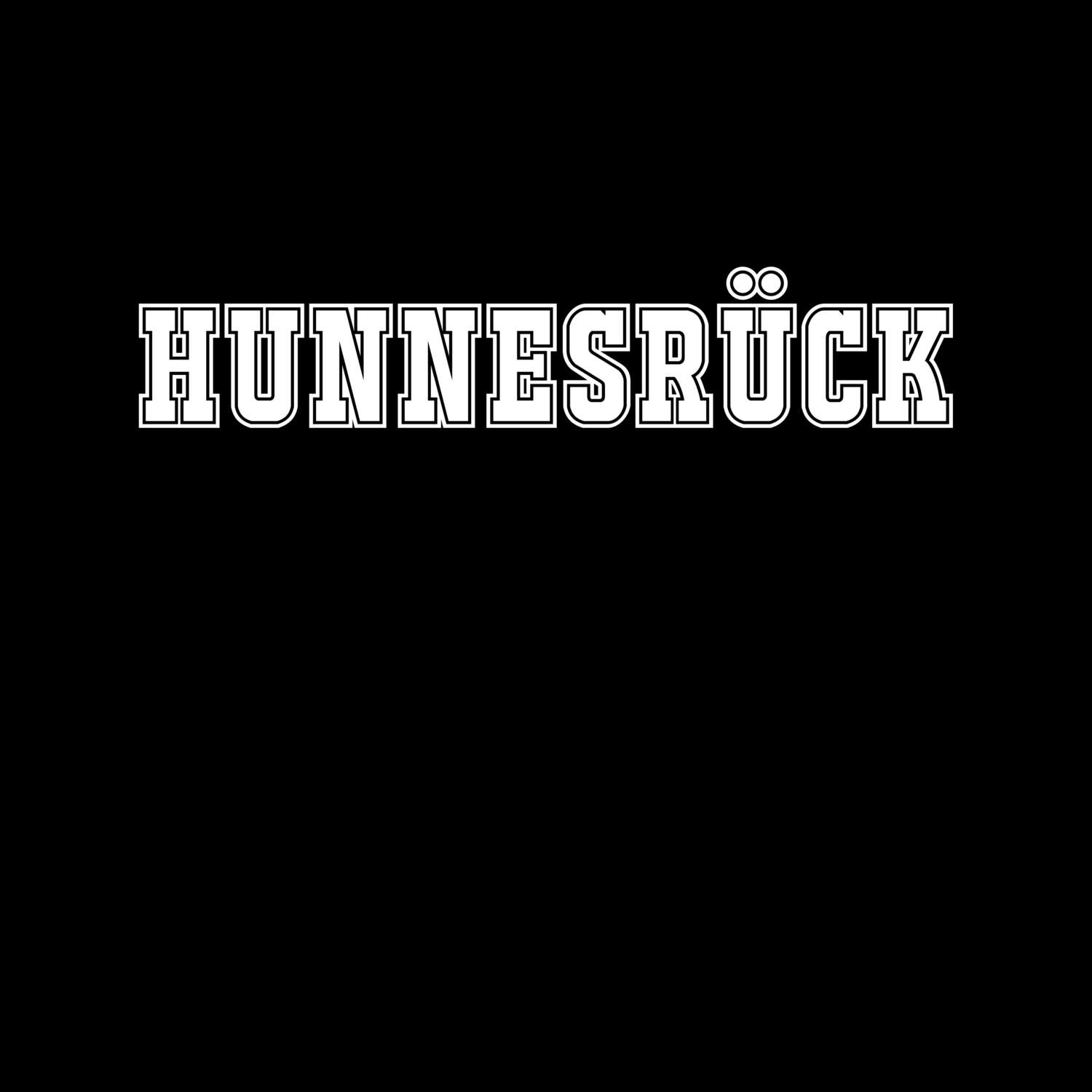 T-Shirt »Classic« für den Ort »Hunnesrück«