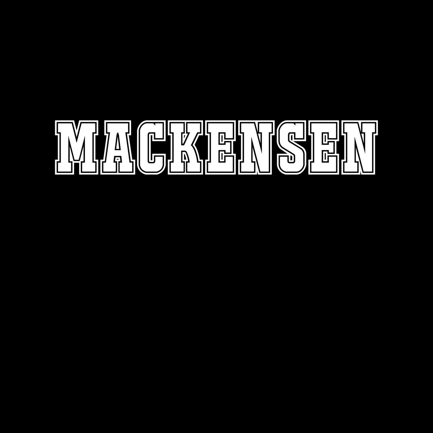 T-Shirt »Classic« für den Ort »Mackensen«