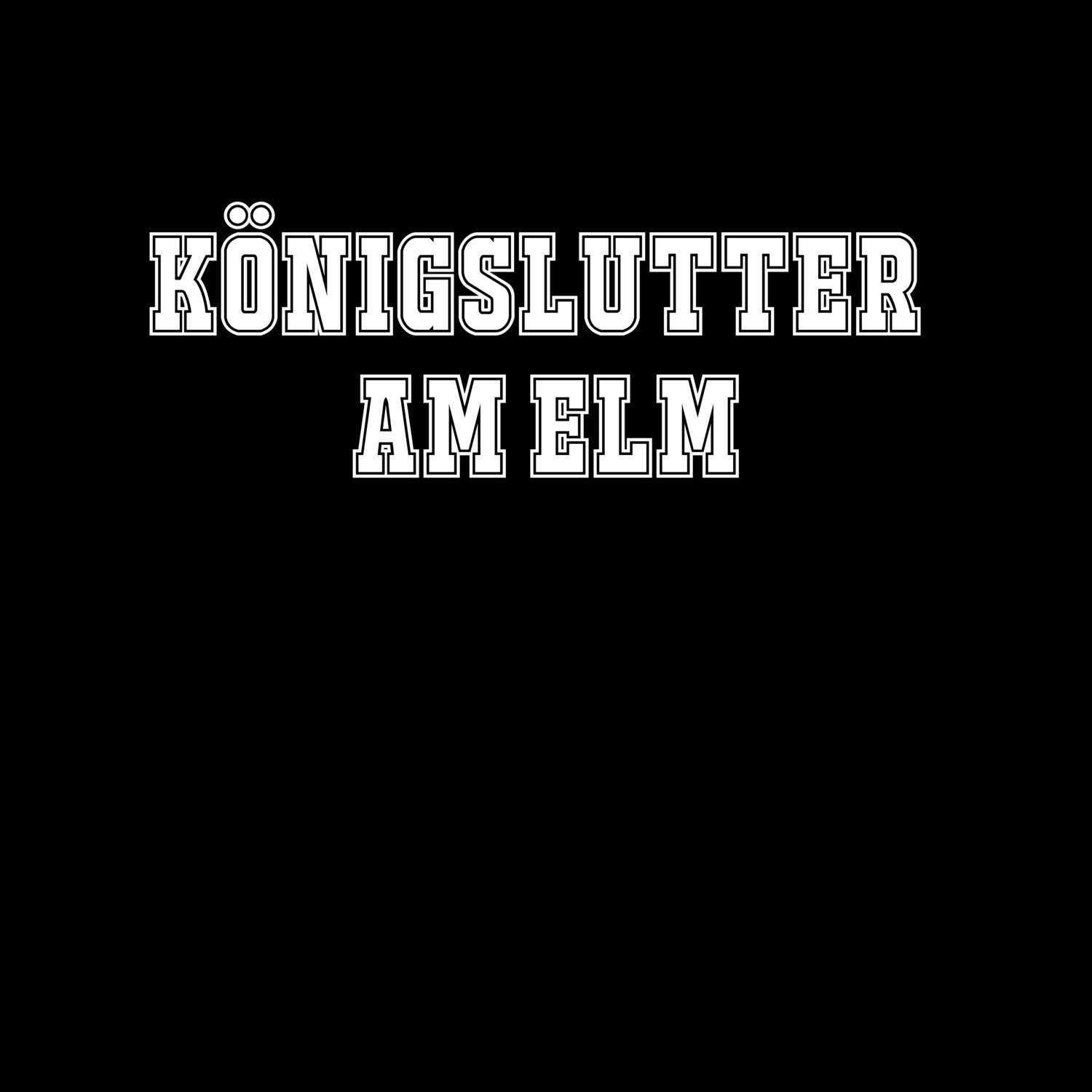 Königslutter am Elm T-Shirt »Classic«