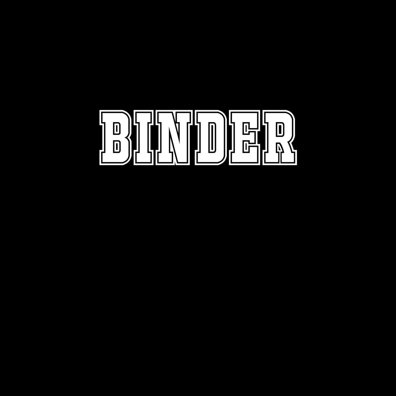 T-Shirt »Classic« für den Ort »Binder«
