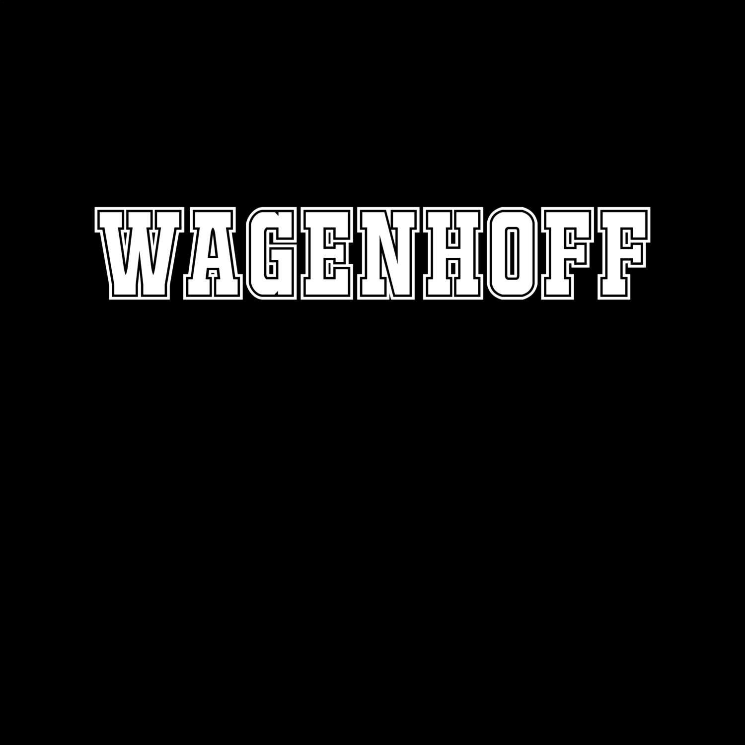 T-Shirt »Classic« für den Ort »Wagenhoff«