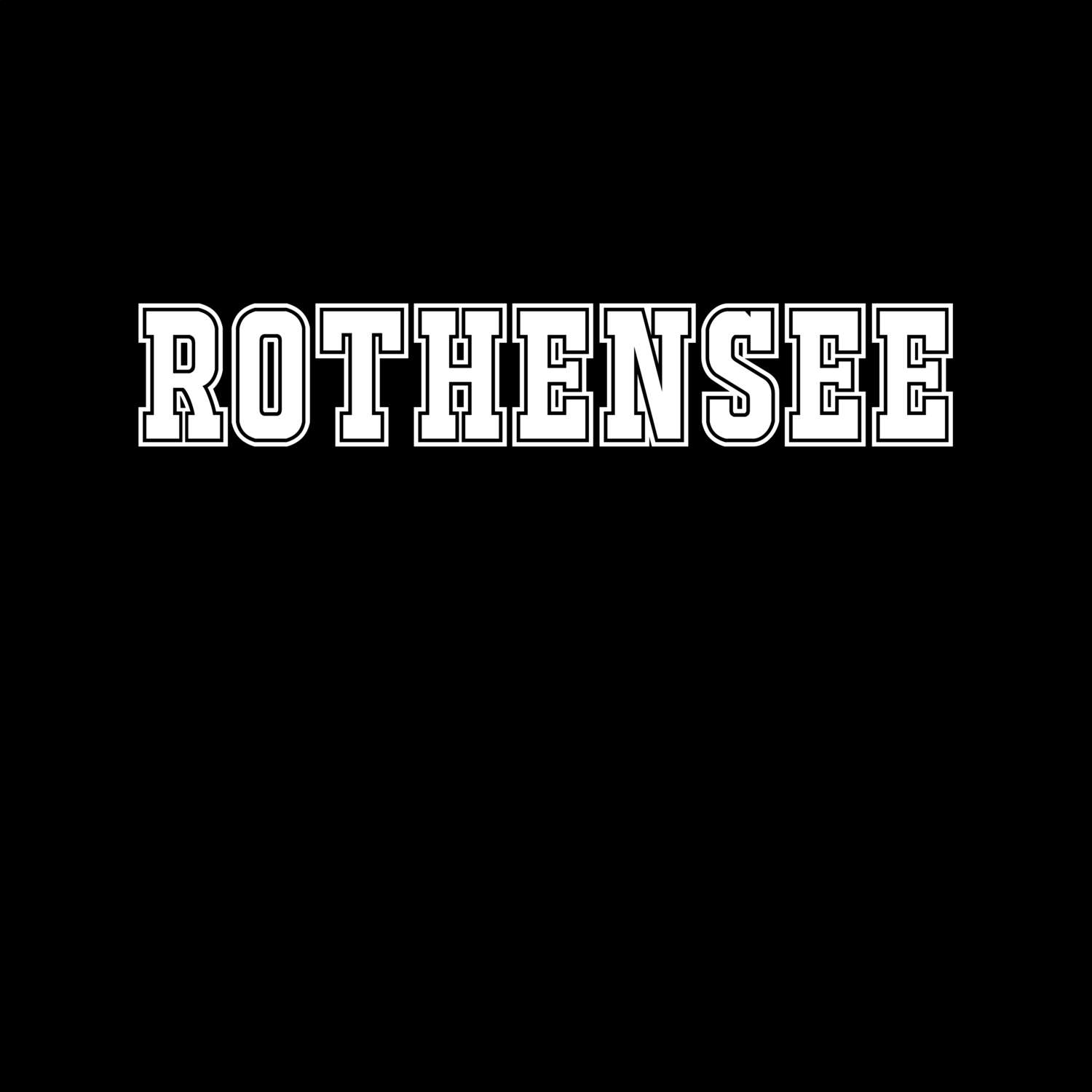 T-Shirt »Classic« für den Ort »Rothensee«
