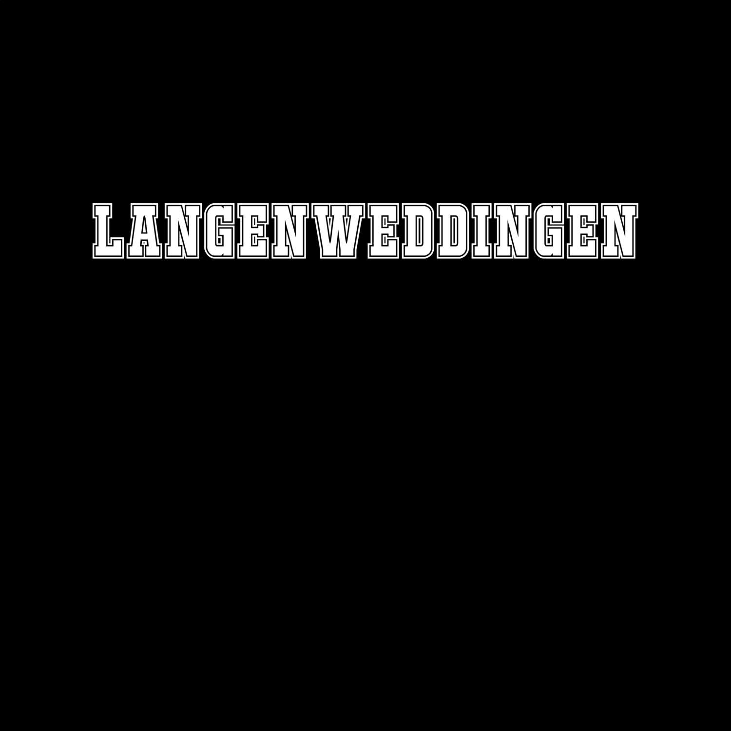 T-Shirt »Classic« für den Ort »Langenweddingen«