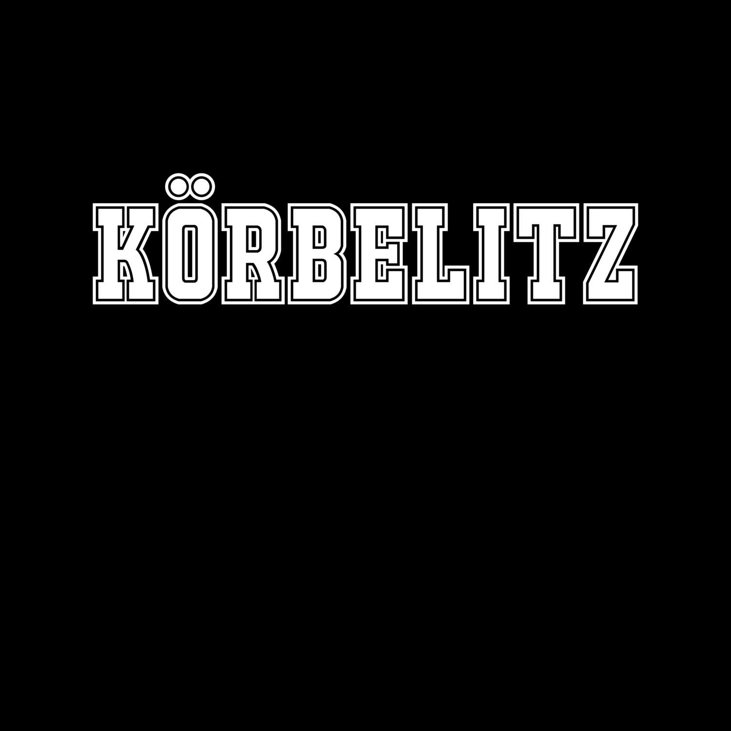 T-Shirt »Classic« für den Ort »Körbelitz«